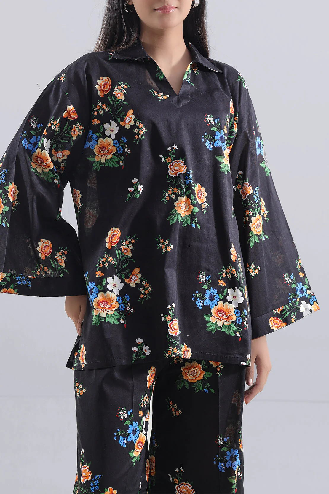 Unstitched Printed Lawn 2 Piece (Shirt/Trouser) - Image 2