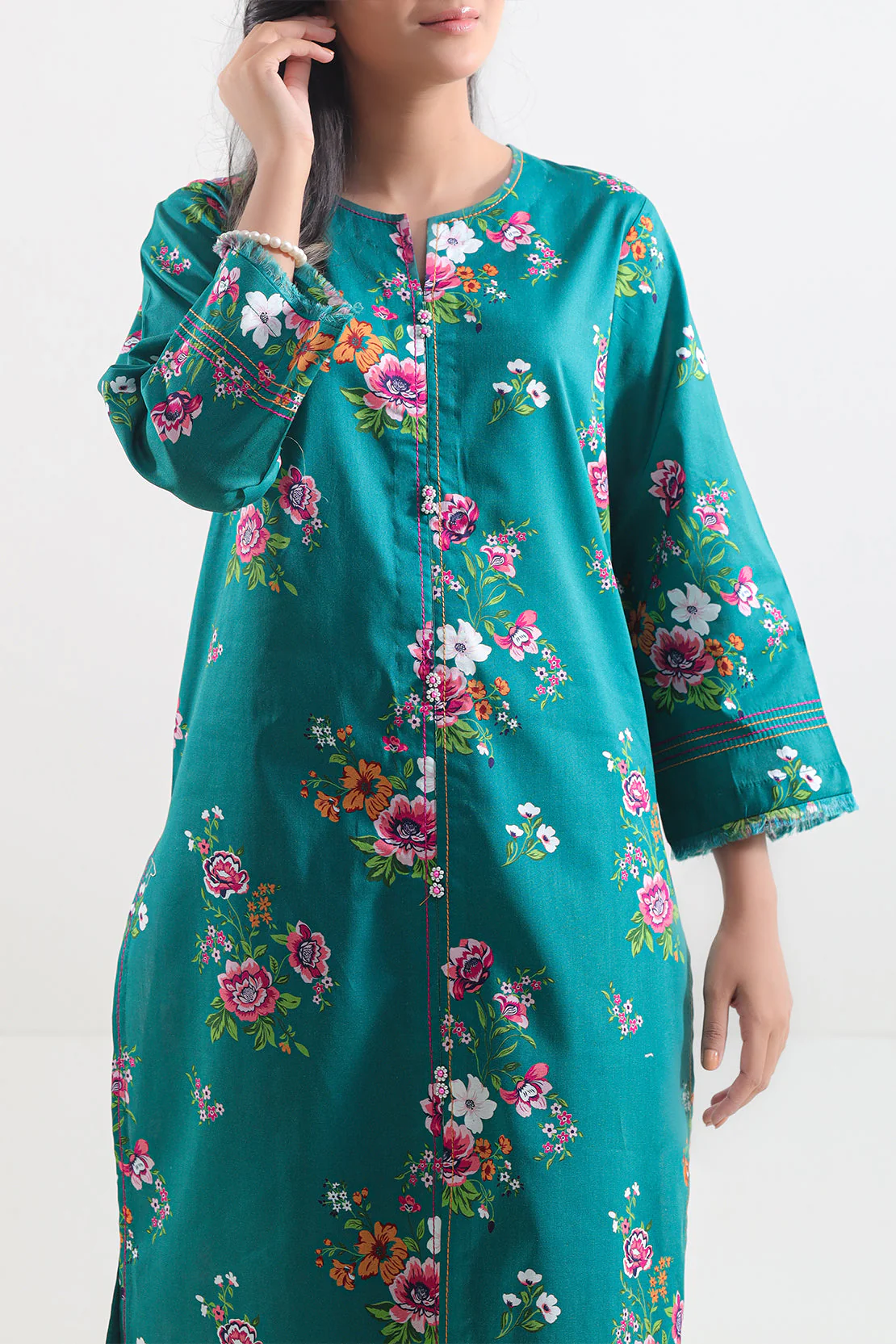 Unstitched Printed Lawn 2 Piece (Shirt/Trouser) - Image 2