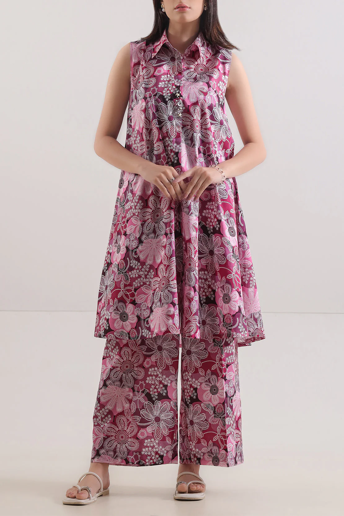 Unstitched Printed Lawn 2 Piece (Shirt/Trouser)