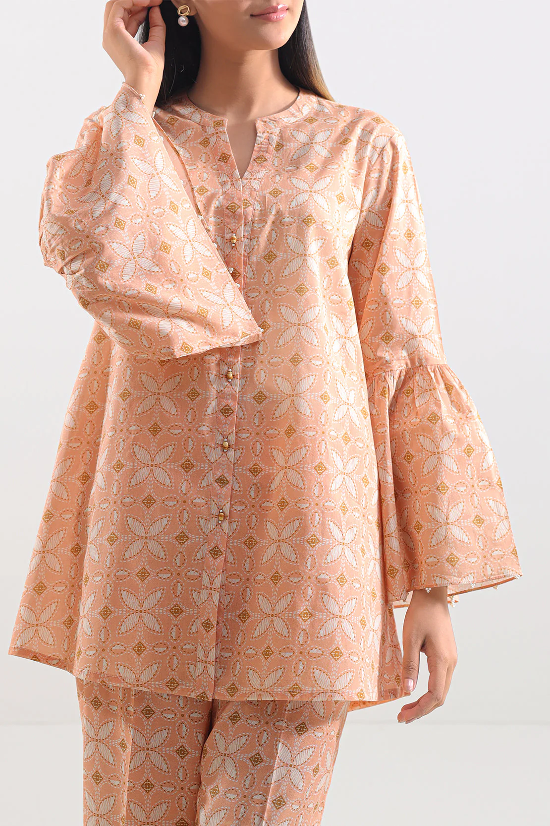 Unstitched Printed Lawn 2 Piece (Shirt/Trouser) - Image 2