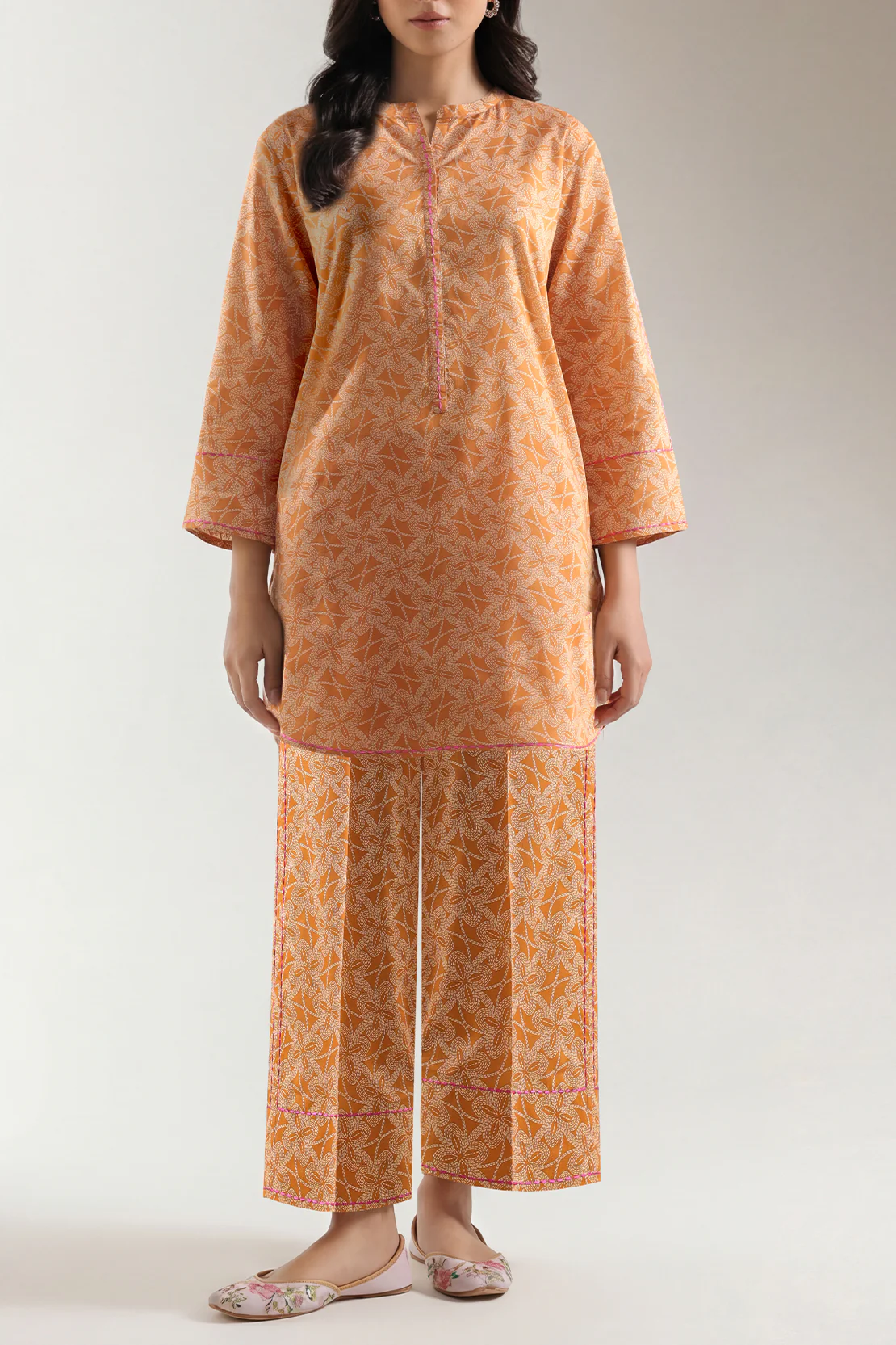 Unstitched Printed Lawn 2 Piece (Shirt/Trouser)