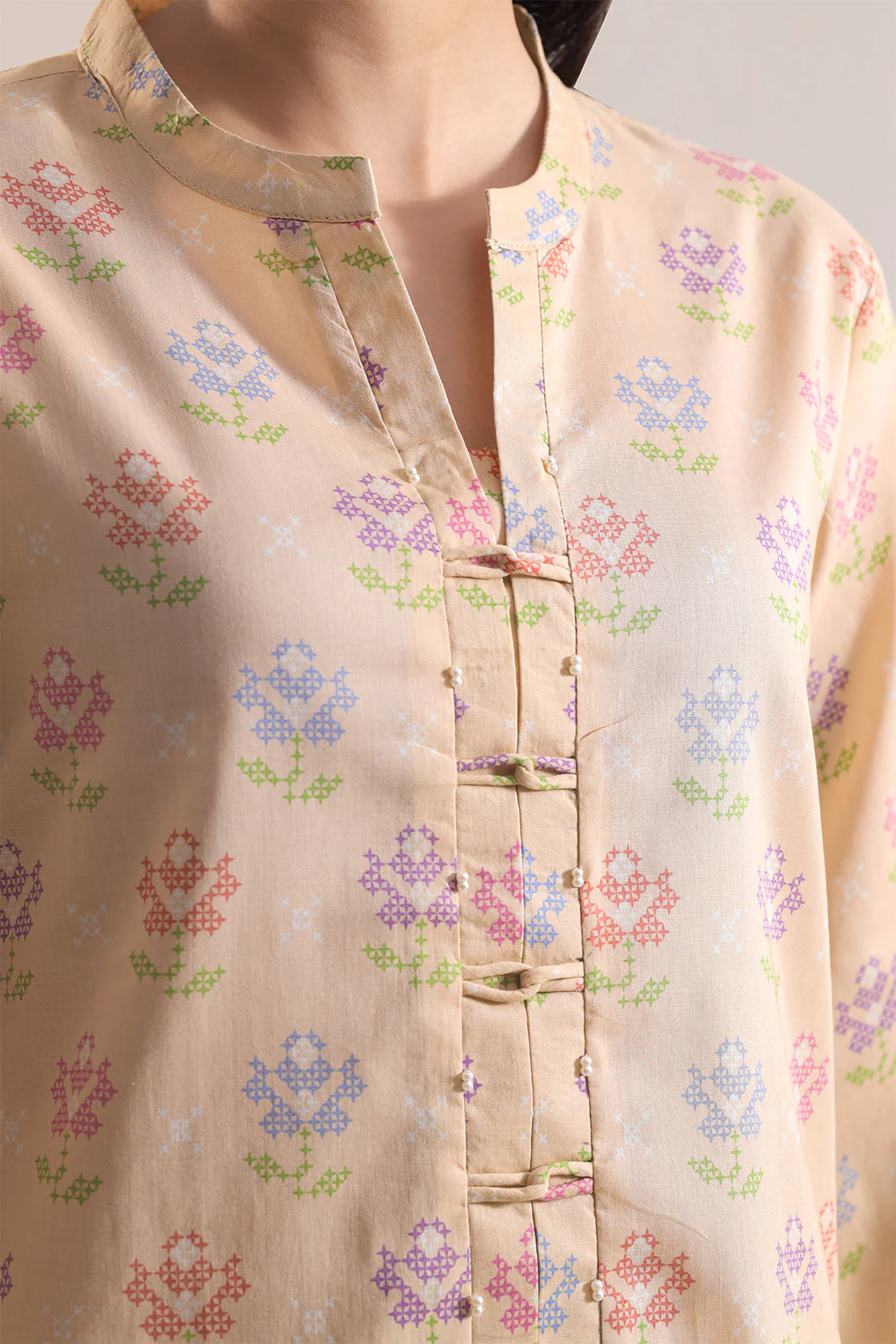 Unstitched Printed Lawn 2 Piece (Shirt/Trouser) - Image 3