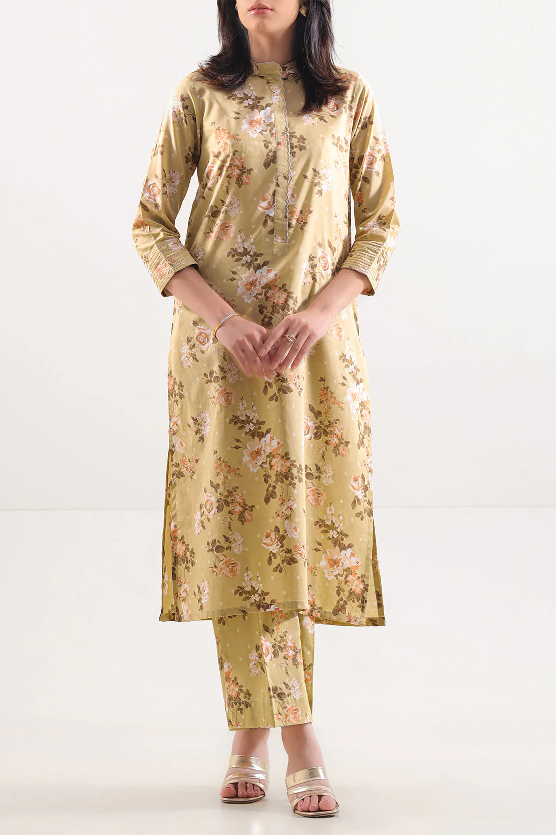Unstitched Printed Lawn 2 Piece (Shirt/Trouser)