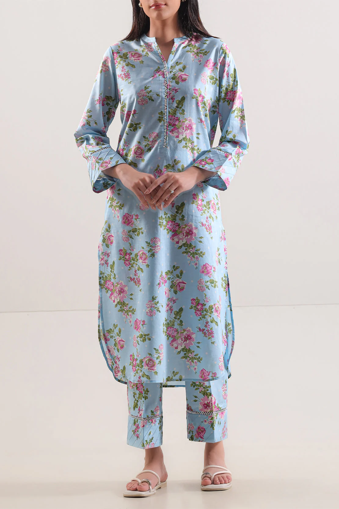 Unstitched Printed Lawn 2 Piece (Shirt/Trouser)