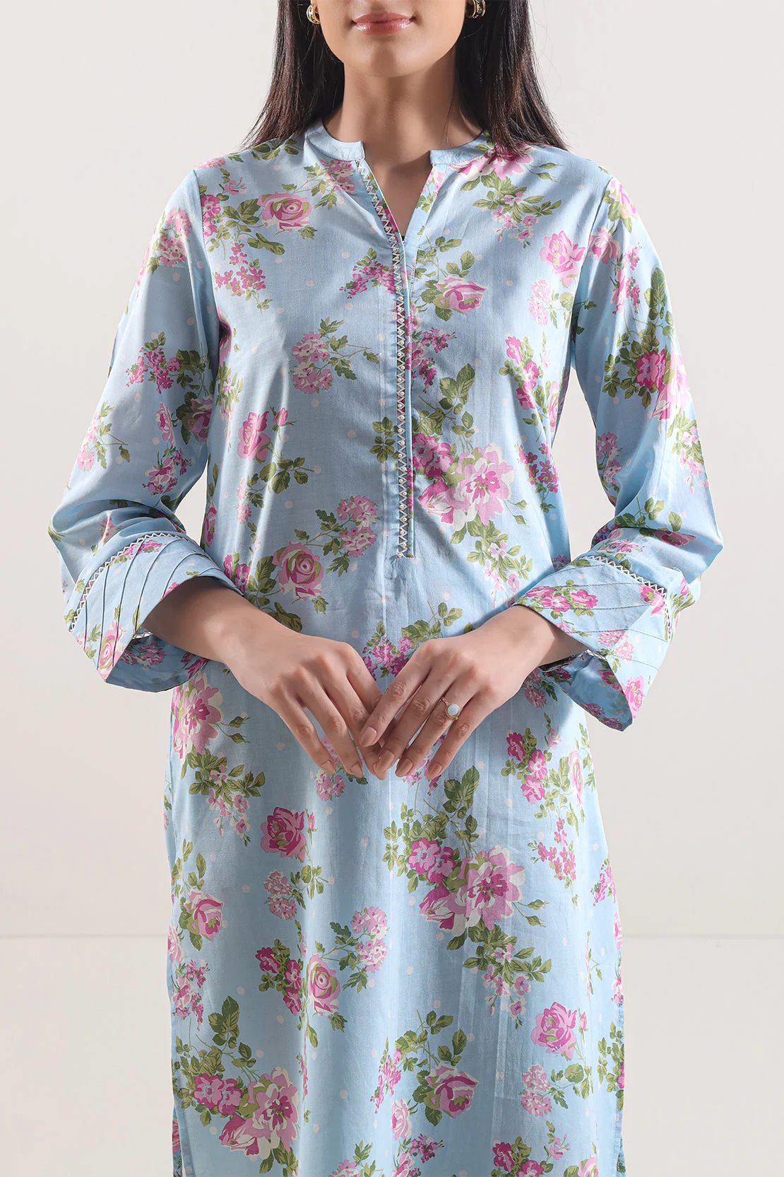 Unstitched Printed Lawn 2 Piece (Shirt/Trouser) - Image 2