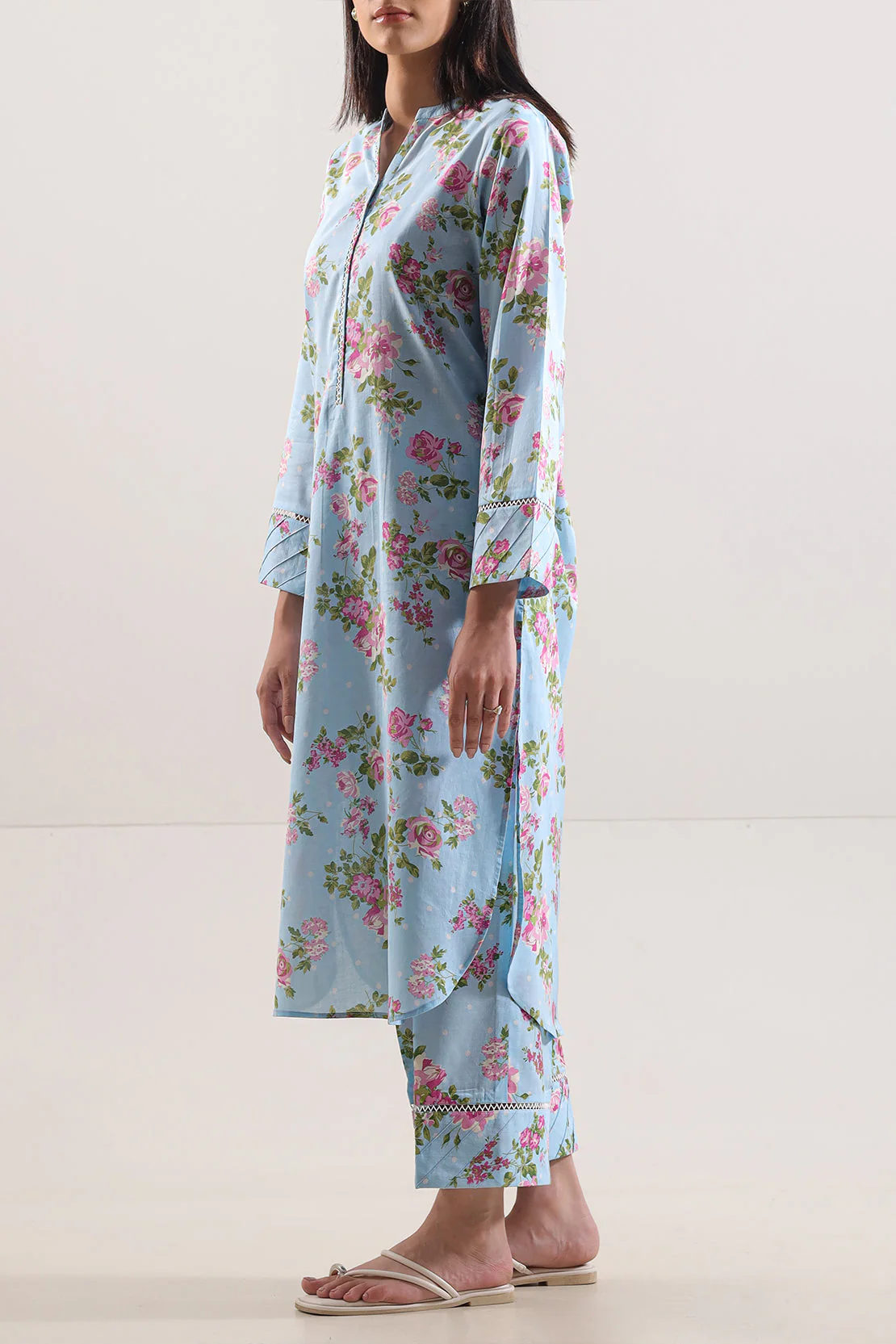 Unstitched Printed Lawn 2 Piece (Shirt/Trouser) - Image 3