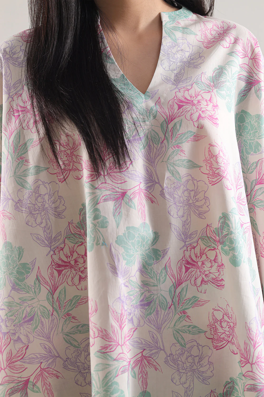 Unstitched Printed Lawn 2 Piece (Shirt/Trouser) - Image 4