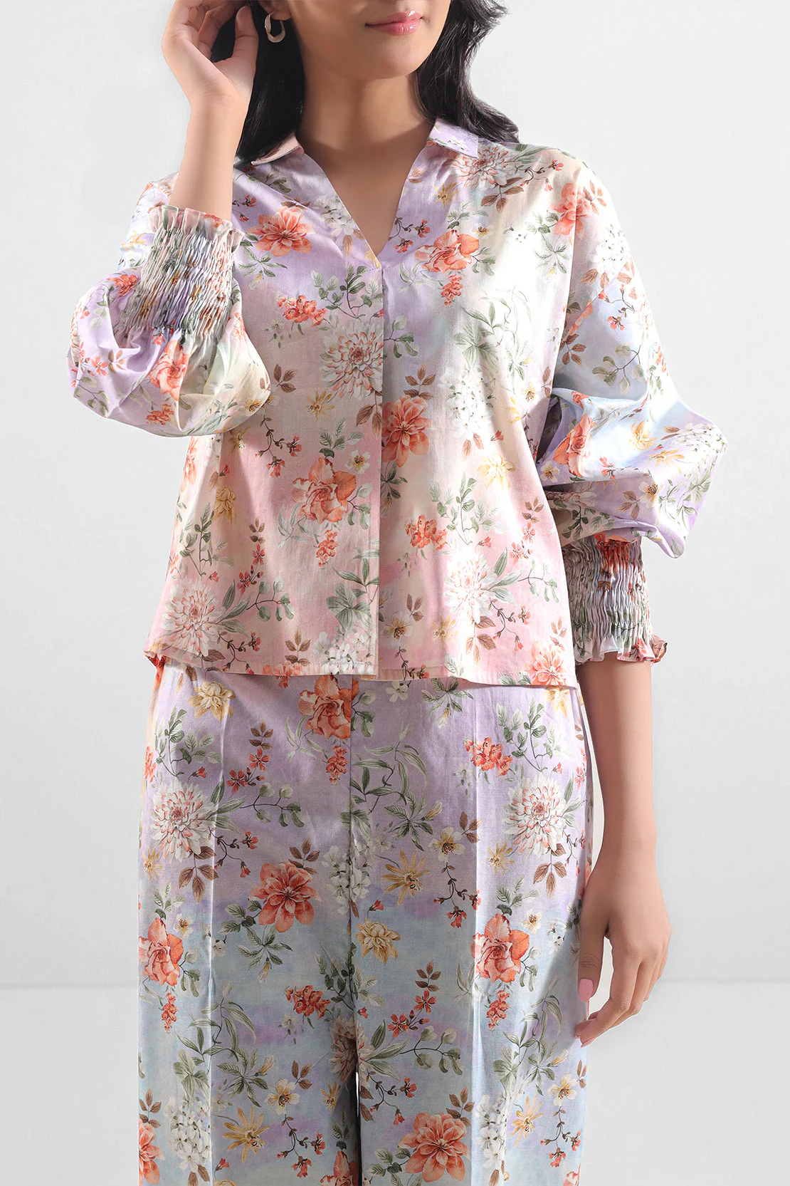 Unstitched Printed Lawn 2 Piece (Shirt/Trouser) - Image 2