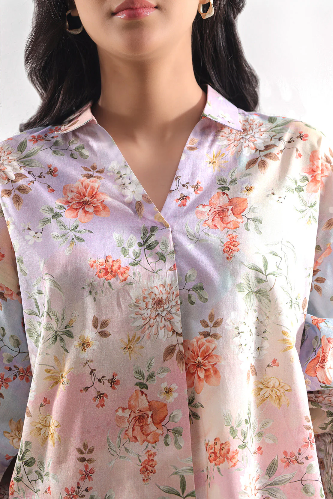 Unstitched Printed Lawn 2 Piece (Shirt/Trouser) - Image 3