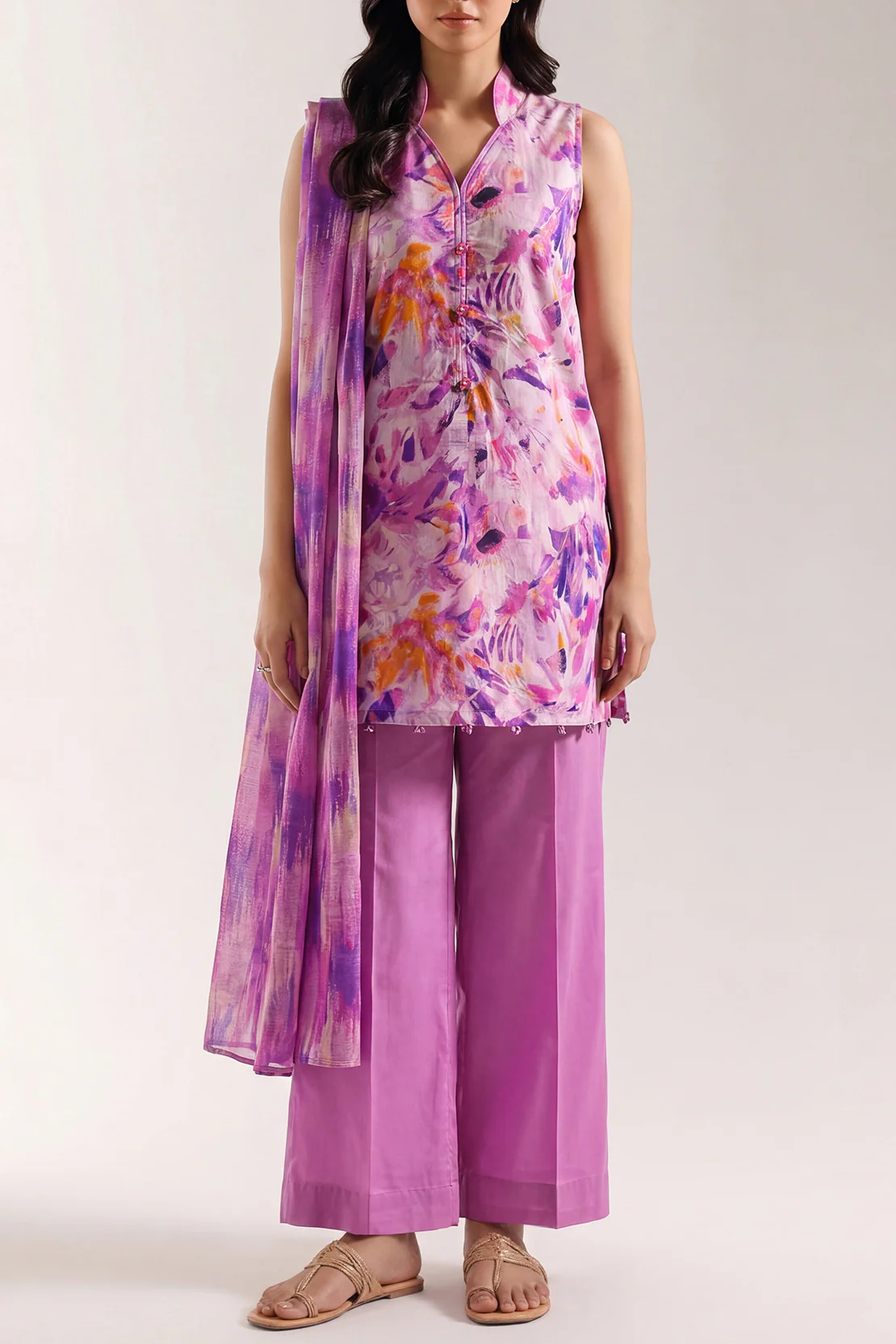 Unstitched Printed Lawn 2 Piece (Shirt/Trouser)