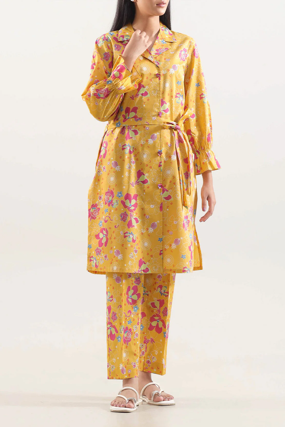 Unstitched Printed Lawn 2 Piece (Shirt/Trouser)