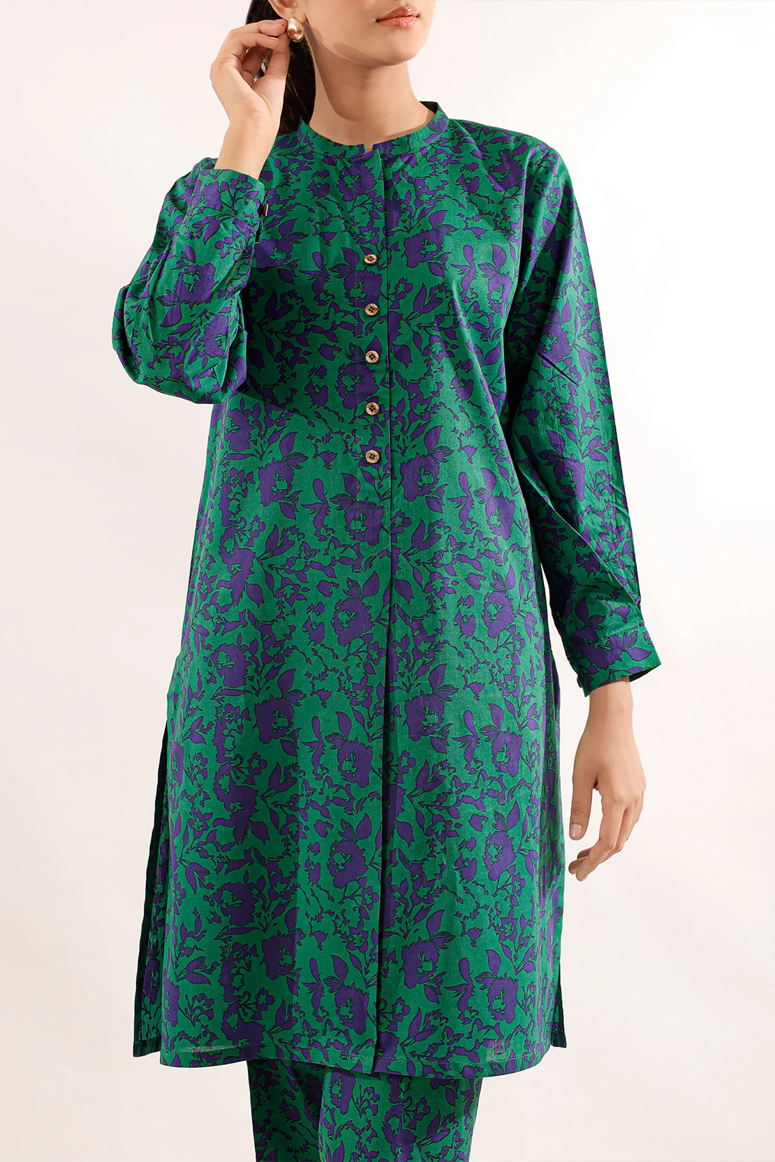Unstitched Printed Lawn 2 Piece (Shirt/Trouser) - Image 2