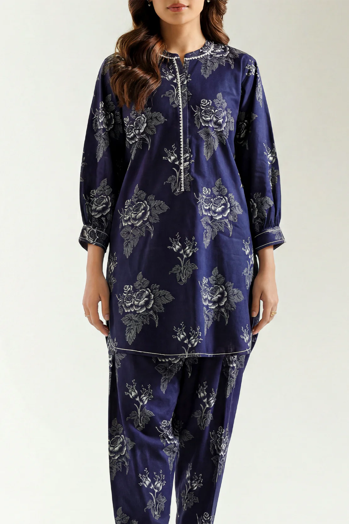 Unstitched Printed Lawn 2 Piece (Shirt/Trouser)