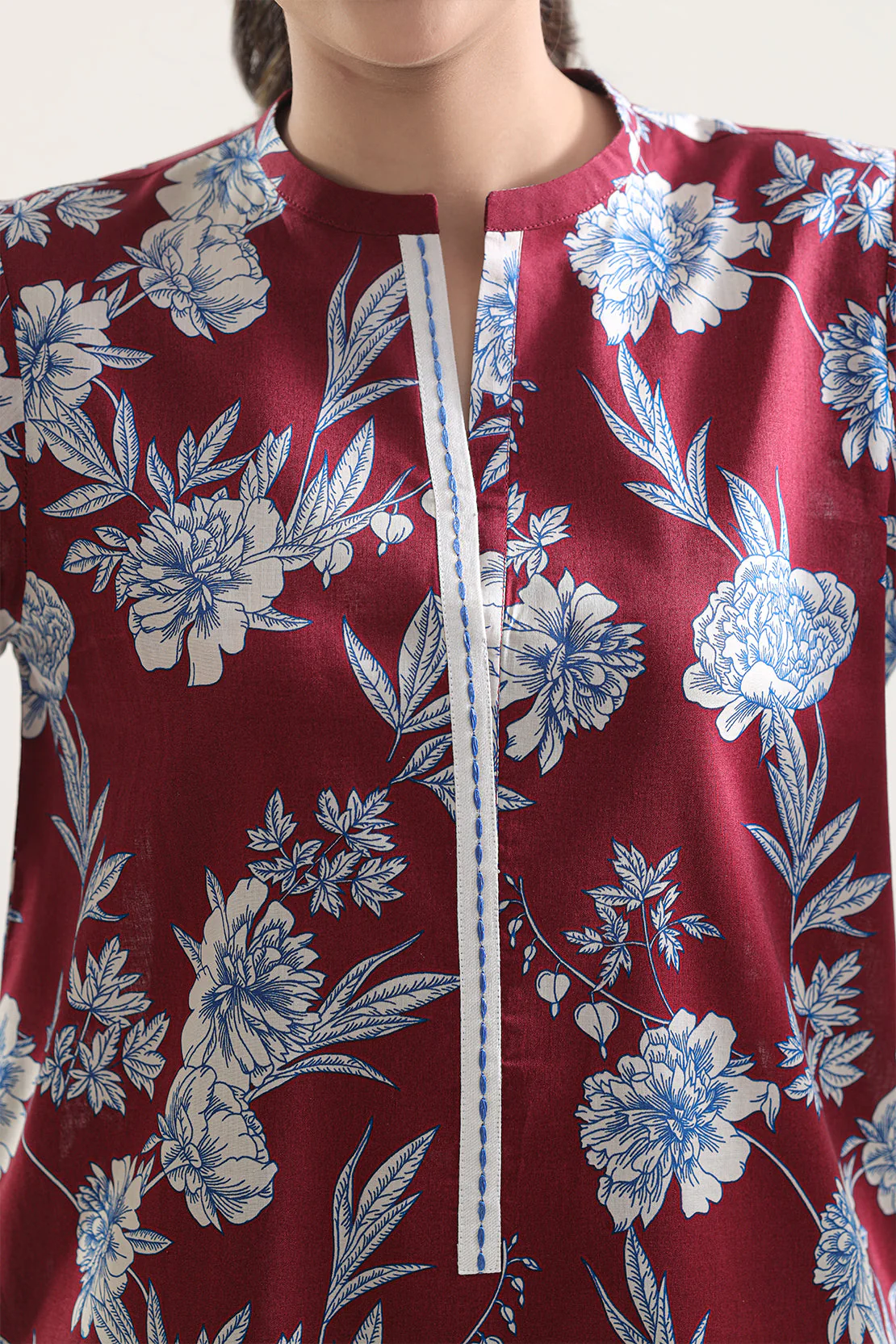 Unstitched Printed Lawn 2 Piece (Shirt/Trouser) - Image 4