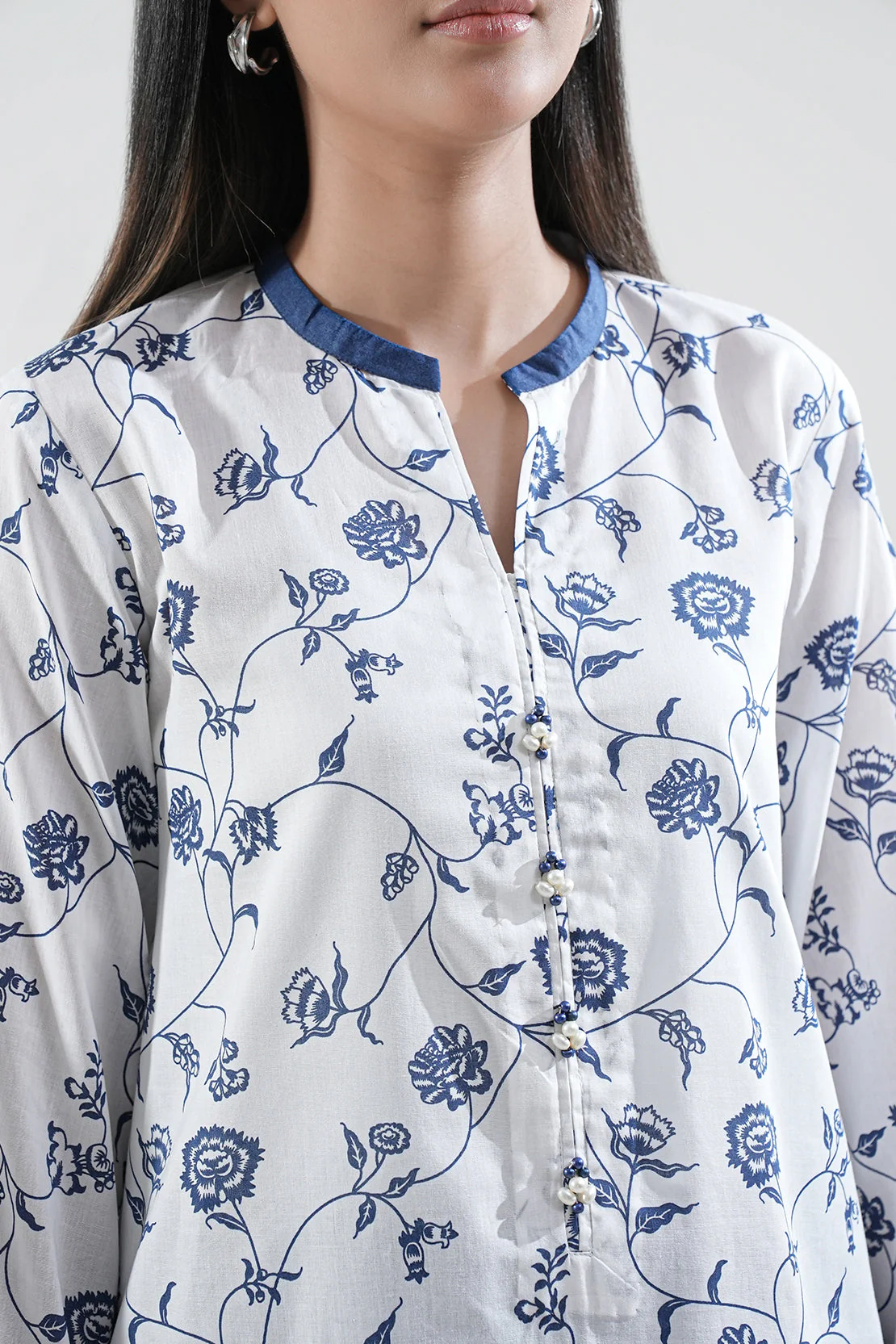 Unstitched Printed Lawn 2 Piece (Shirt/Trouser) - Image 4