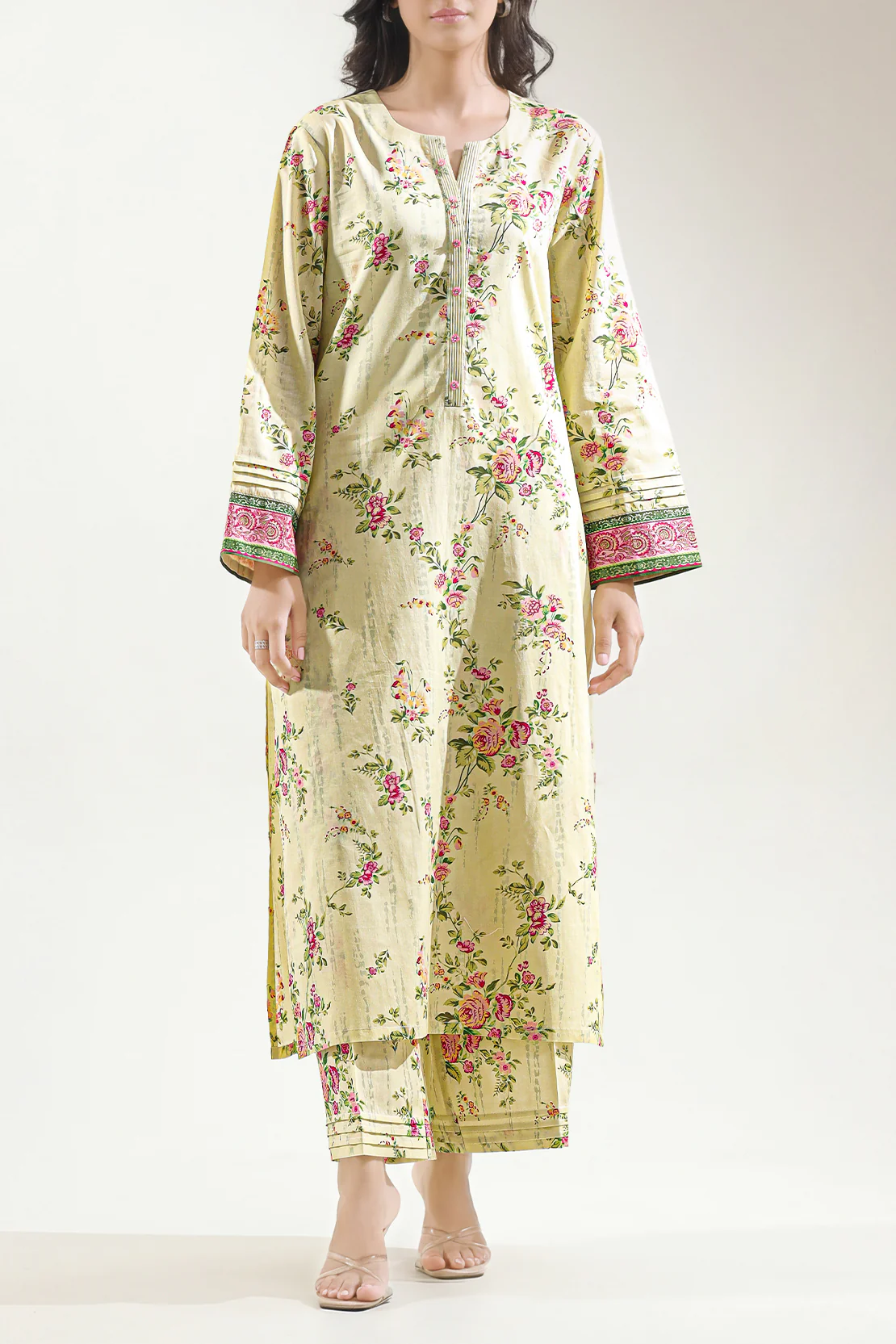 Unstitched Printed Lawn 2 Piece (Shirt/Trouser)