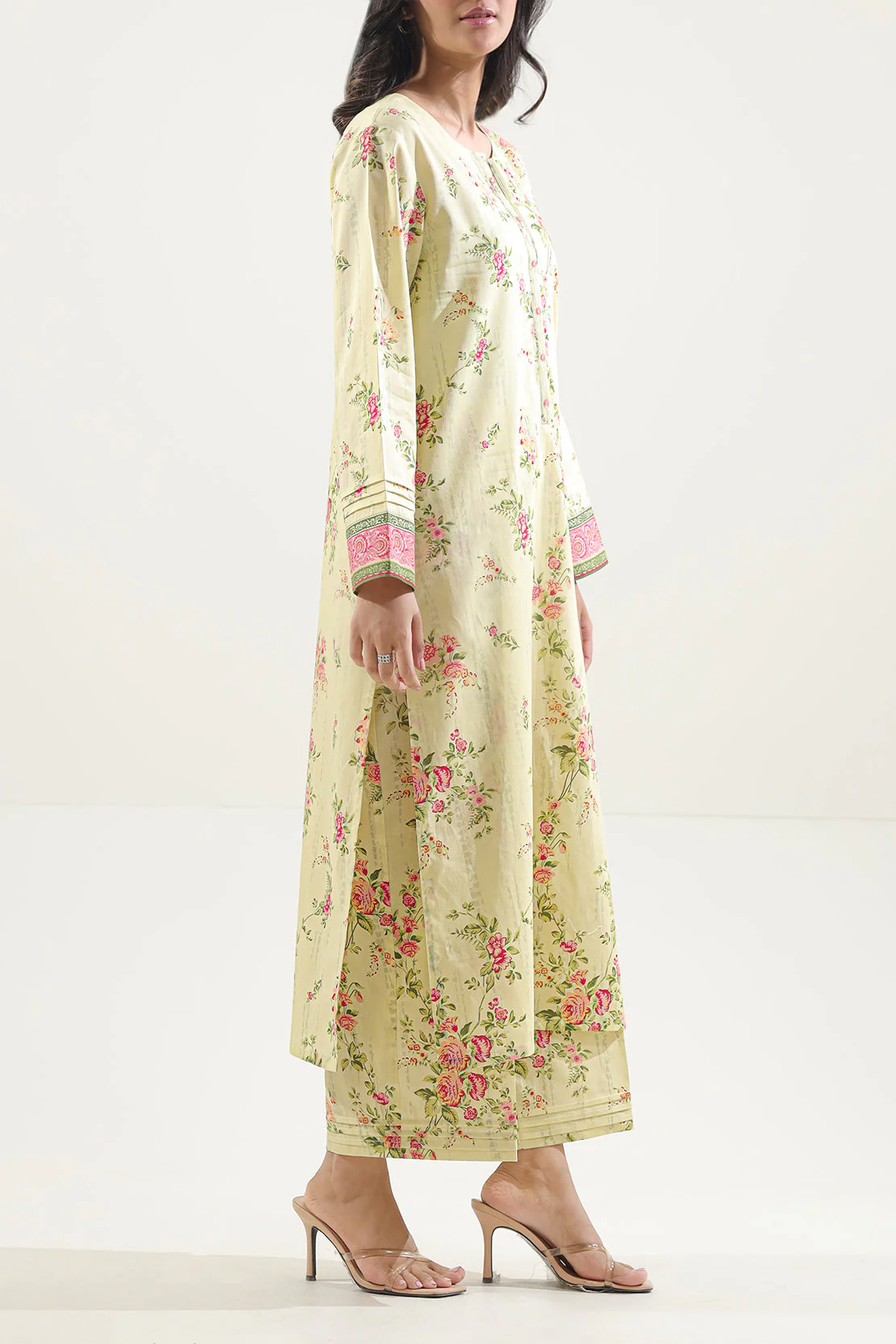 Unstitched Printed Lawn 2 Piece (Shirt/Trouser) - Image 3