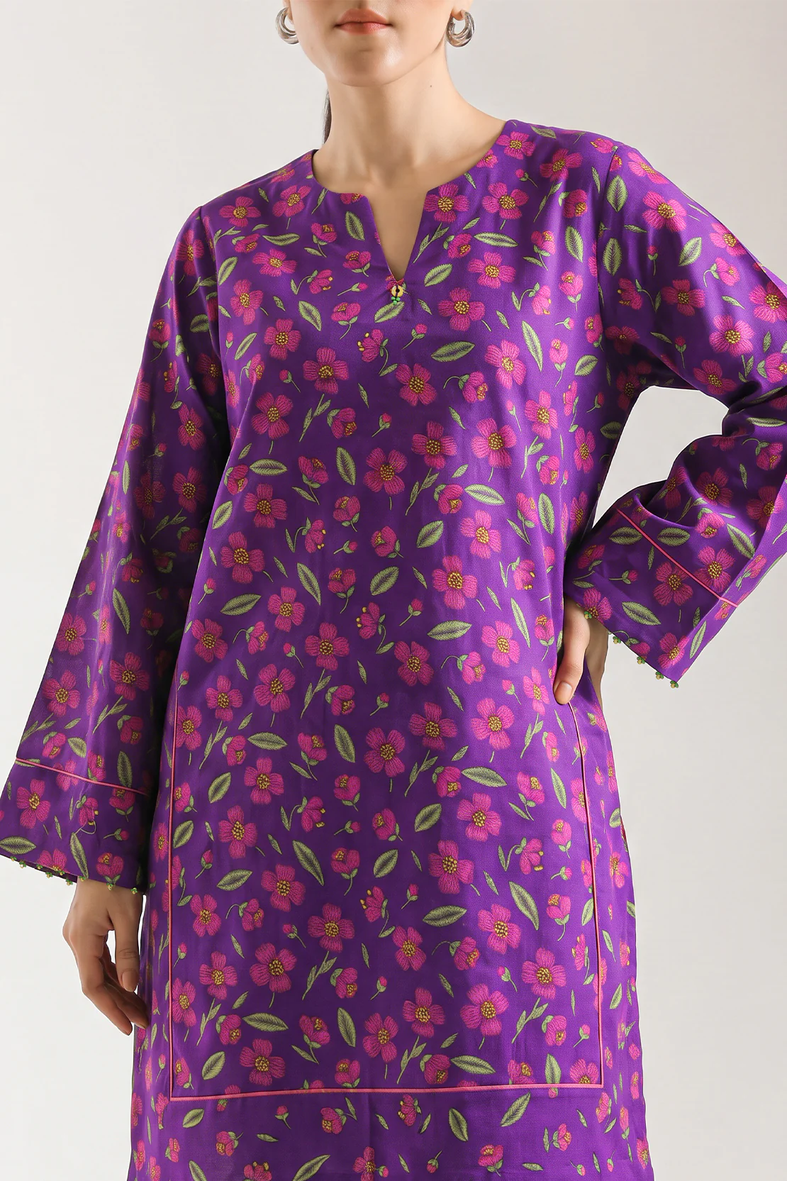 Unstitched Printed Lawn 2 Piece (Shirt/Trouser) - Image 5