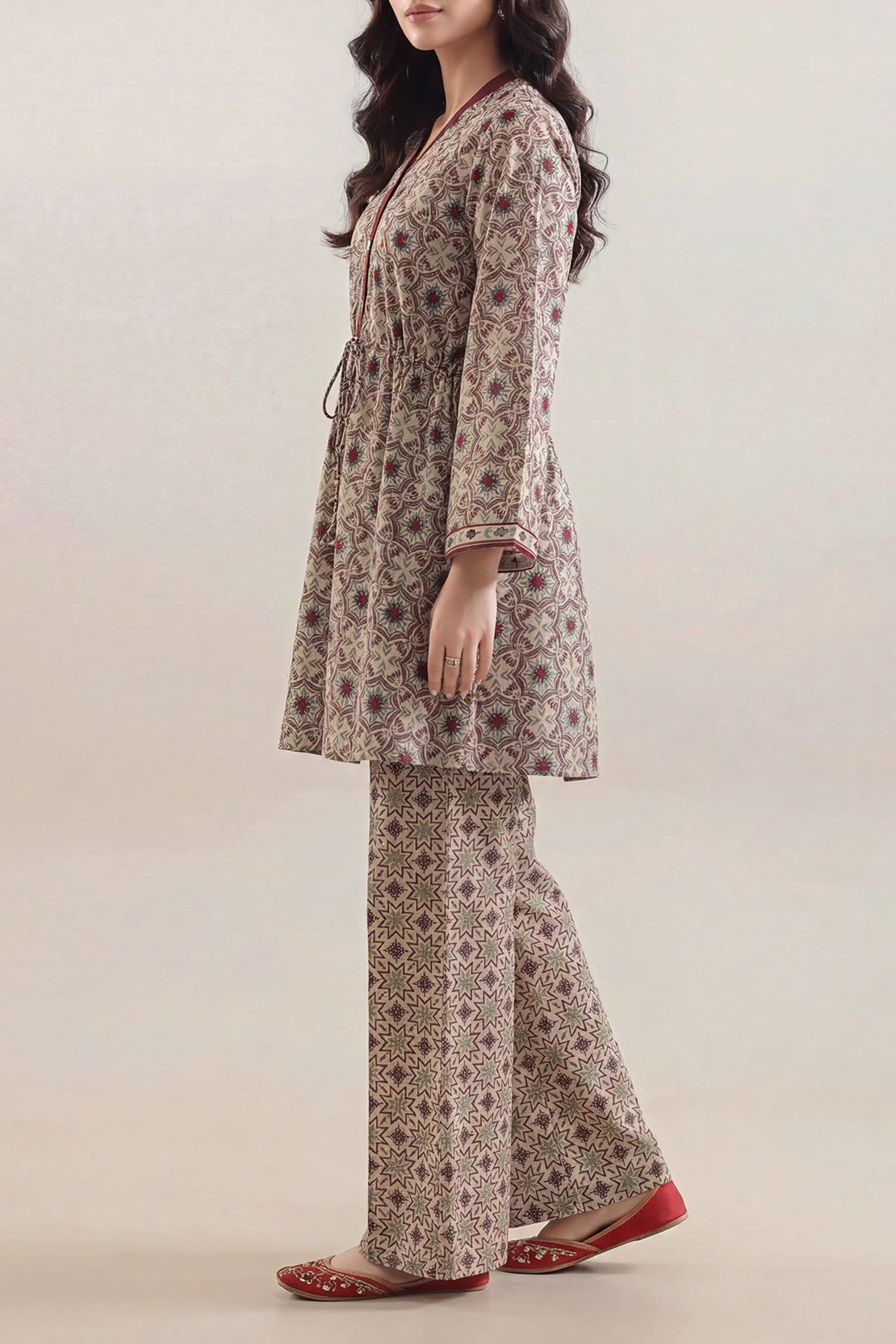 Unstitched Printed Lawn 2 Piece (Shirt/Trouser) - Image 3