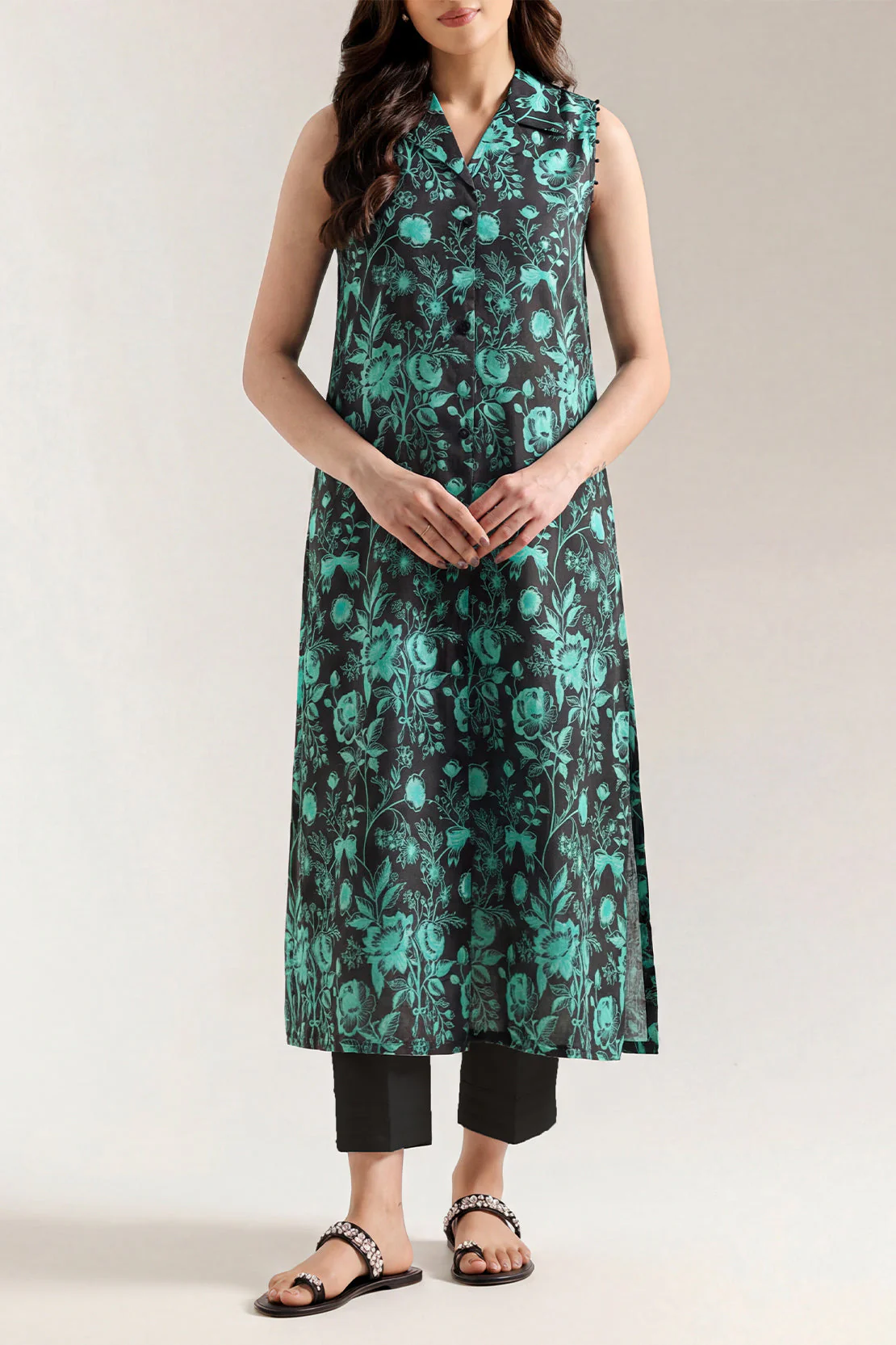 Unstitched Printed Lawn 2 Piece (Shirt/Trouser)