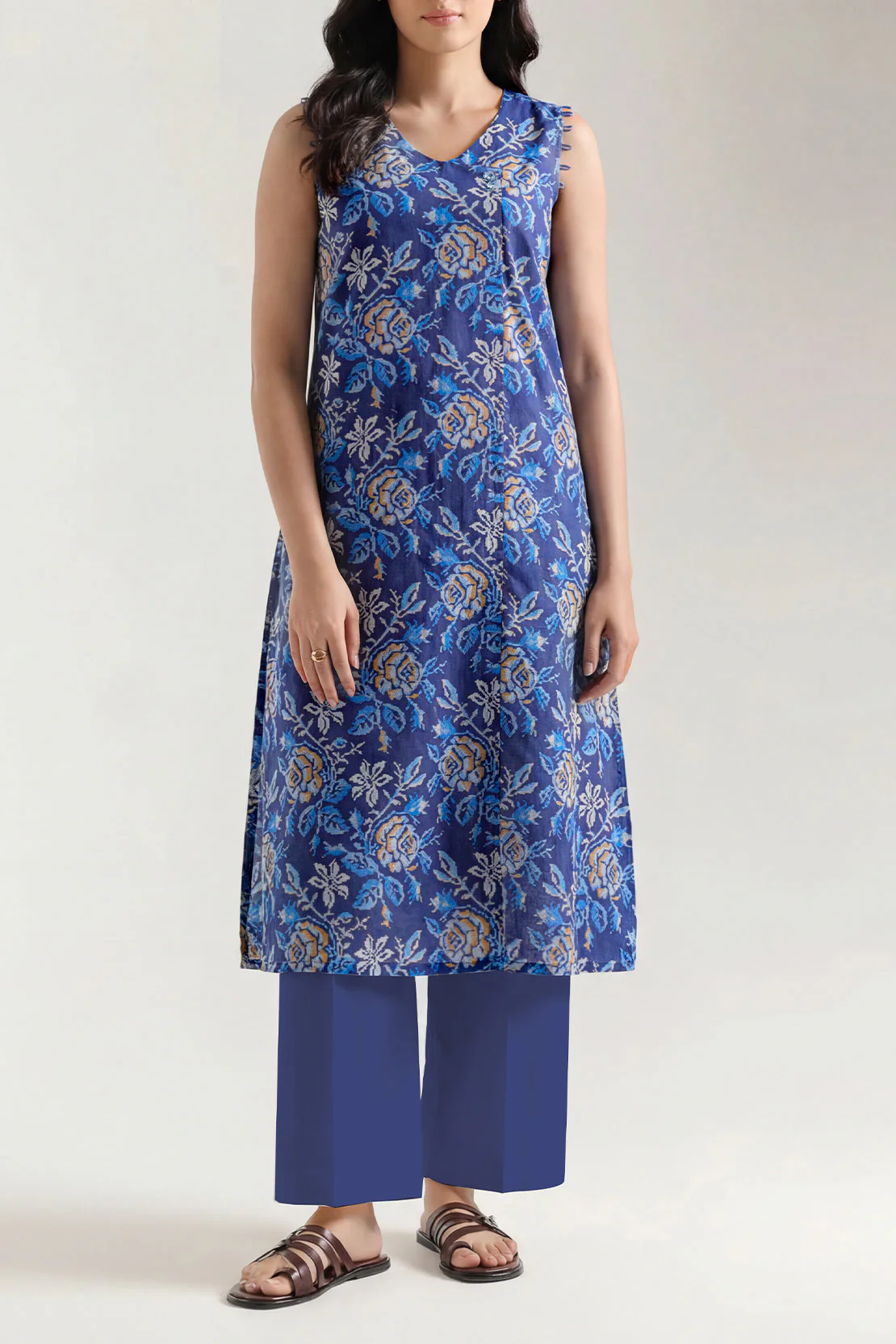 Unstitched Printed Lawn 2 Piece (Shirt/Trouser)