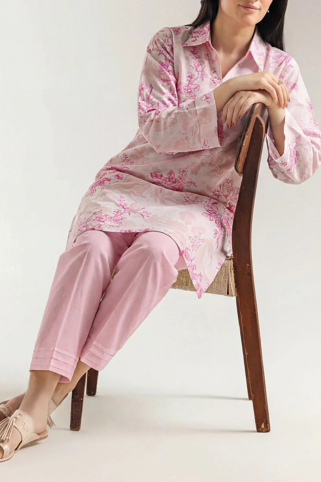 Unstitched Printed Lawn 2 Piece (Shirt/Trouser) - Image 2