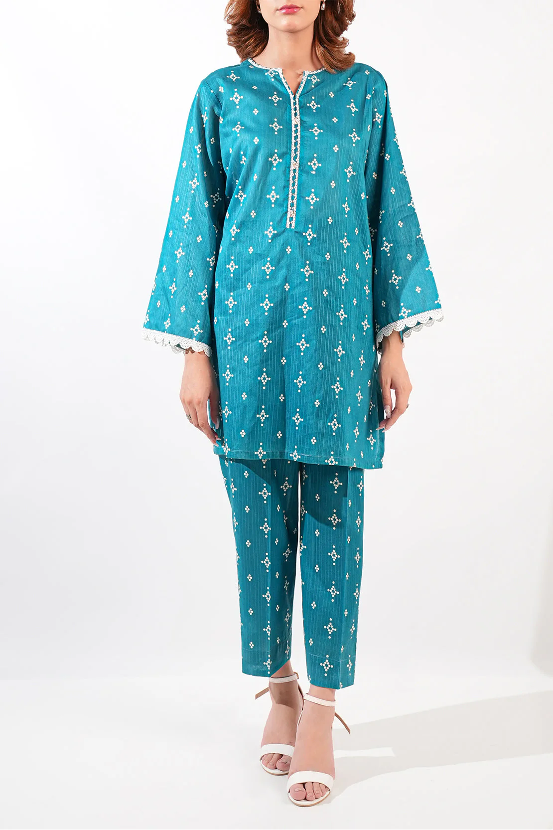 Unstitched Printed Lawn 2 Piece (Shirt/Trouser) - Image 3