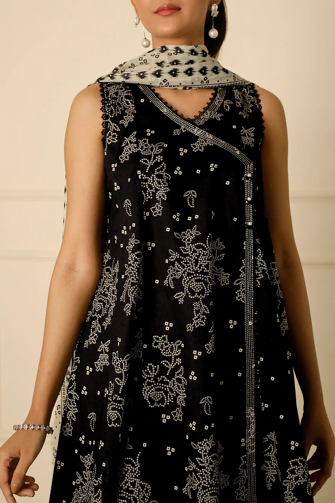 Unstitched Printed Lawn 3 Piece