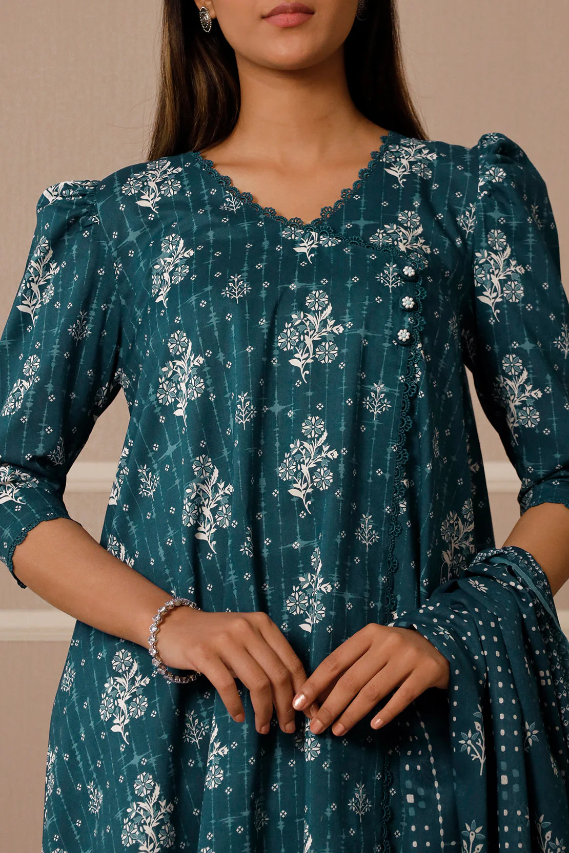 Unstitched Printed Lawn 3 Piece - Image 6