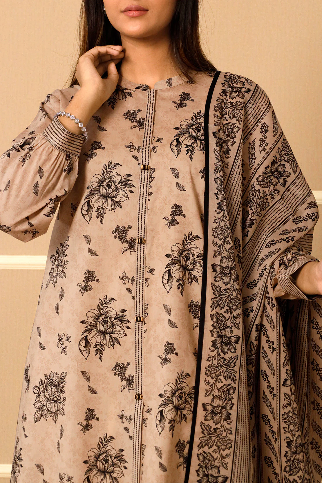 Unstitched Printed Lawn 3 Piece - Image 6