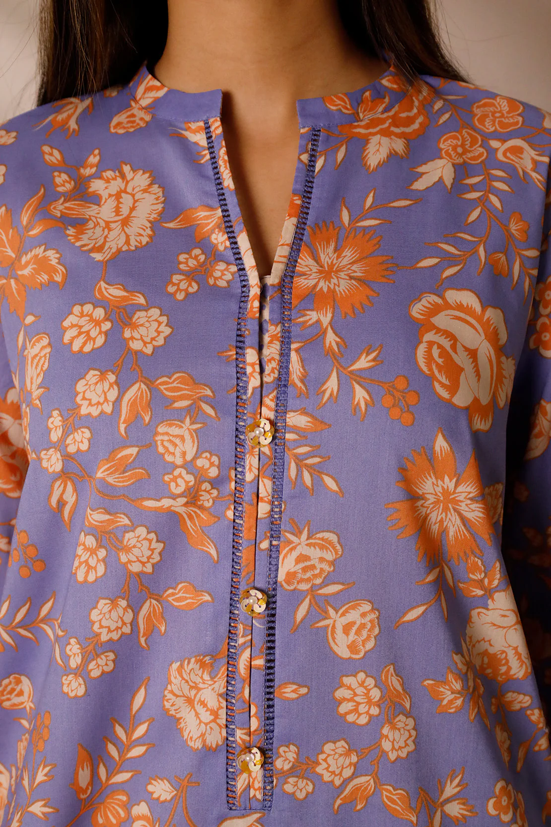 Unstitched Printed Lawn 3 Piece - Image 8