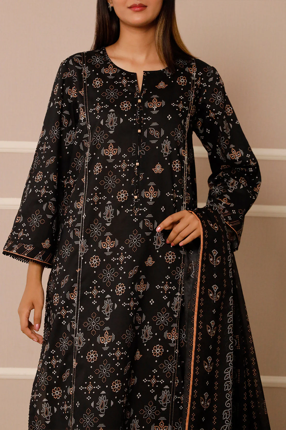 Unstitched Printed Lawn 3 Piece