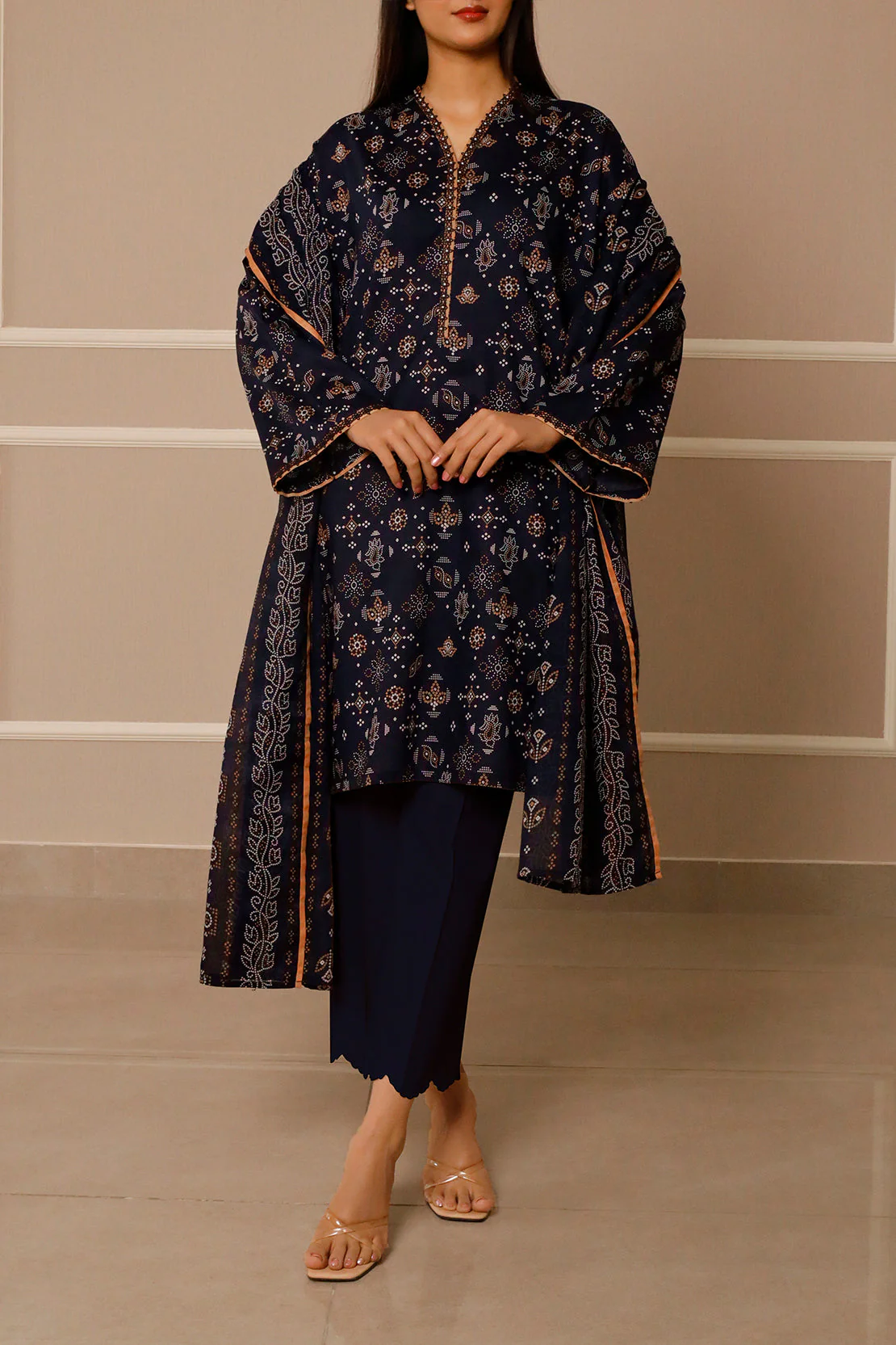 Unstitched Printed Lawn 3 Piece - Image 6