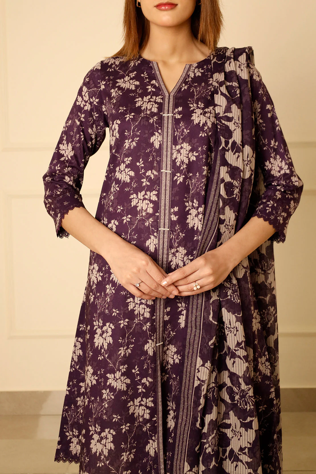 Unstitched Printed Lawn 3 Piece - Image 6
