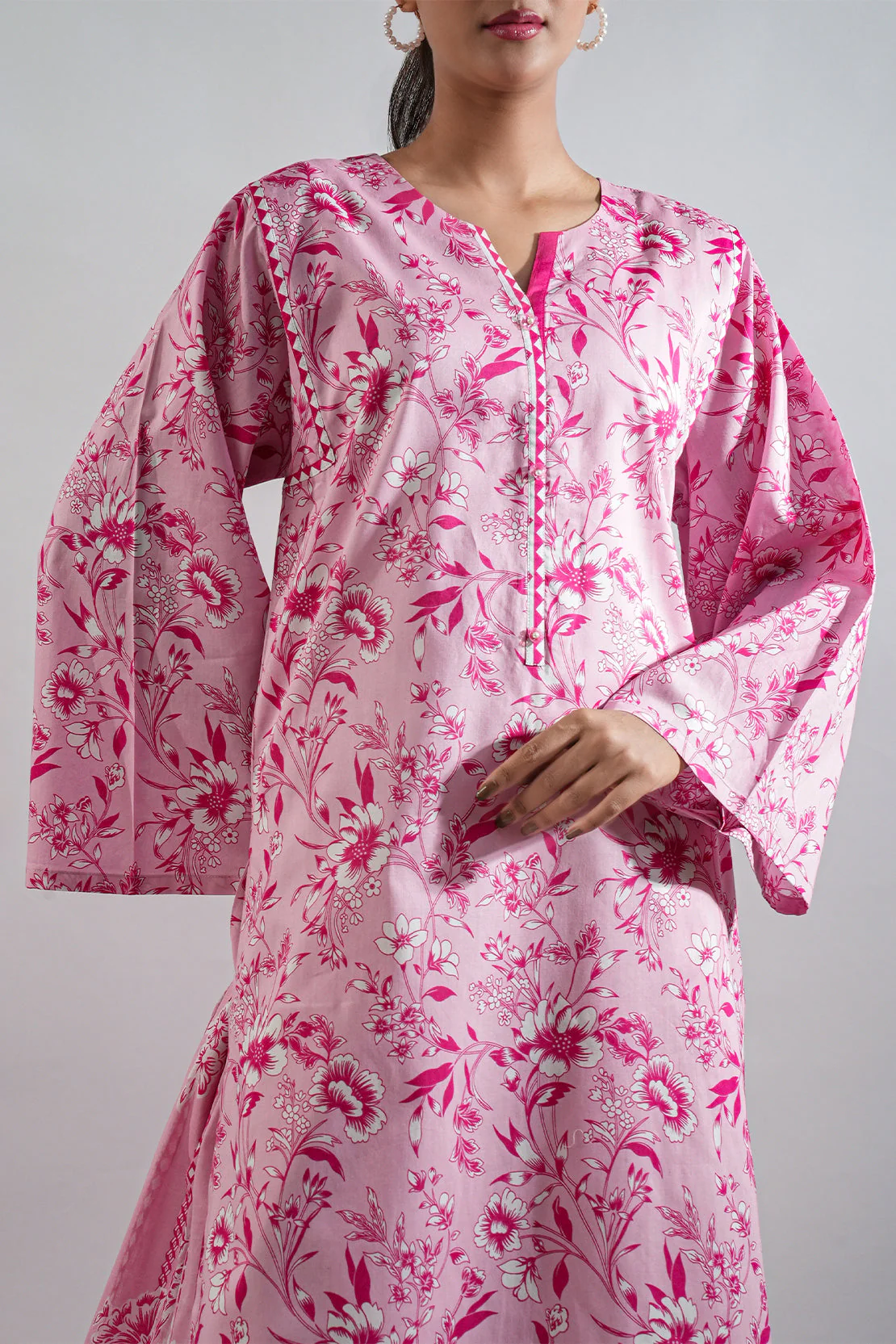 Unstitched Printed Lawn 3 Piece - Image 6