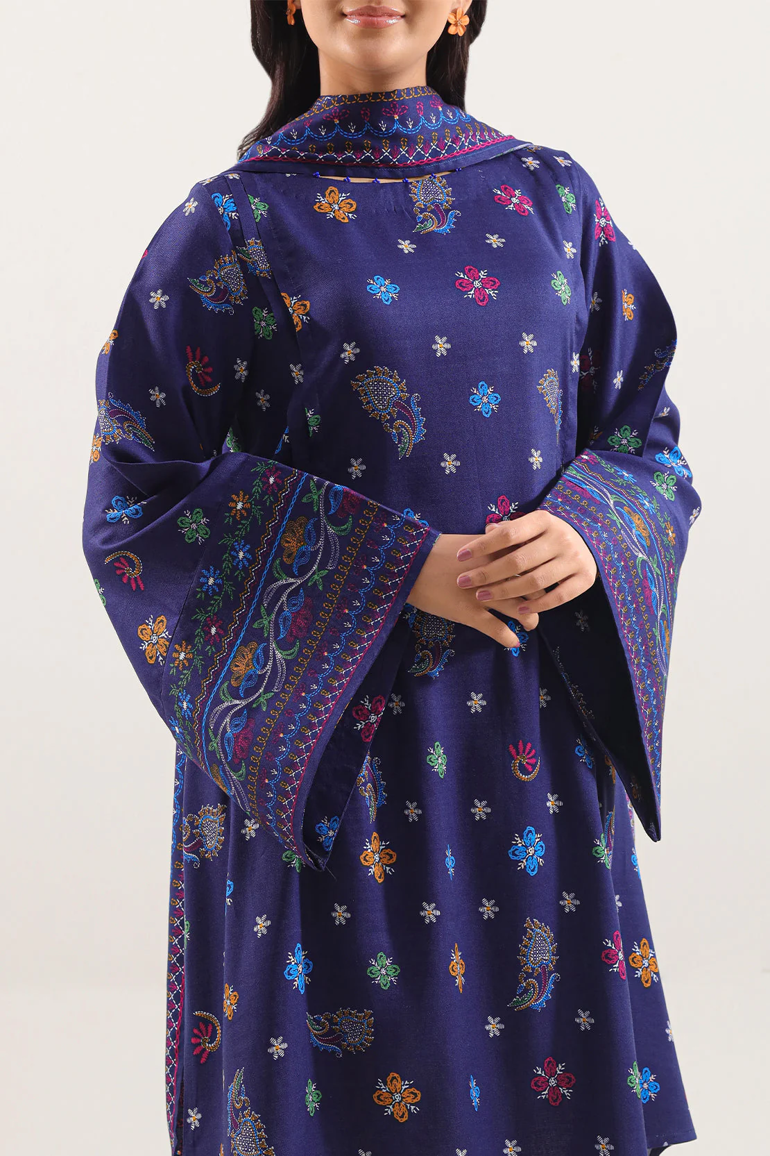 Unstitched Printed Lawn 3 Piece - Image 2