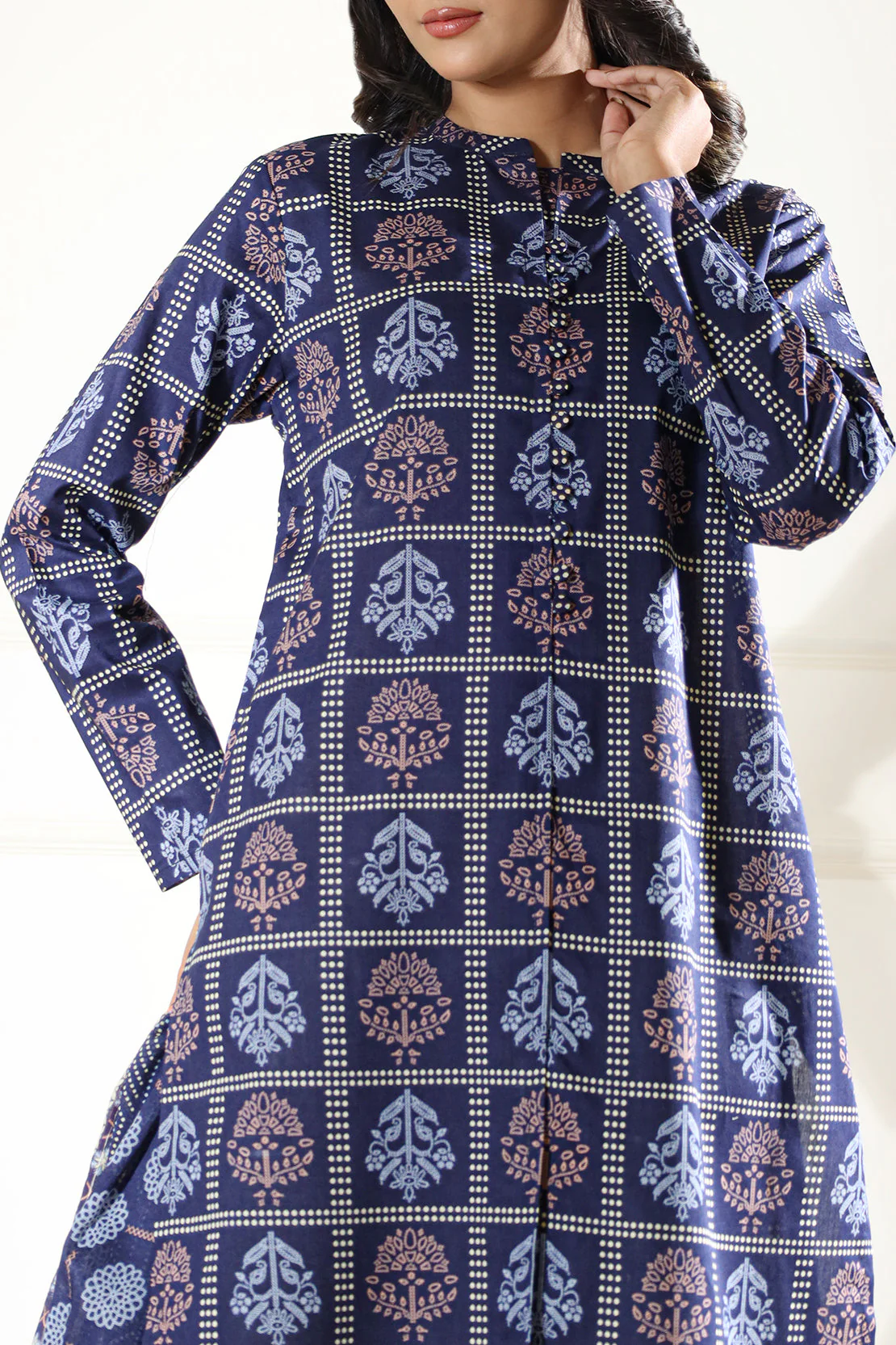 Unstitched Printed Lawn 3 Piece