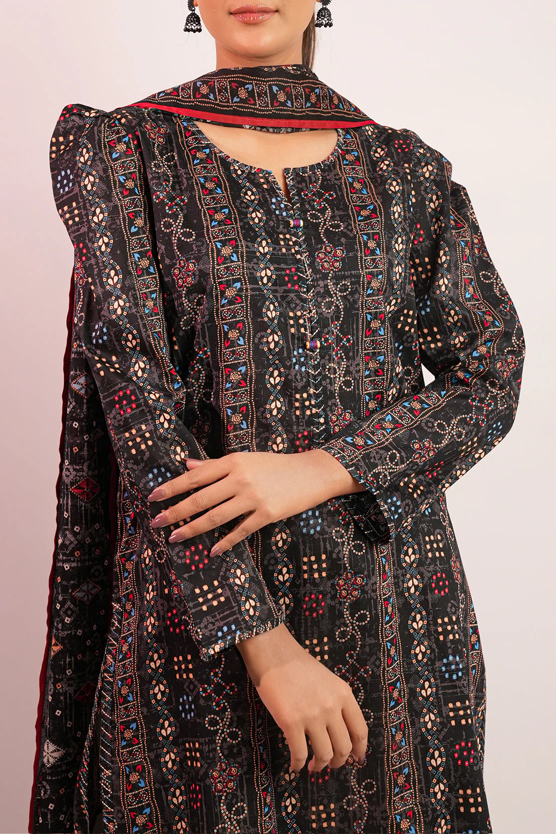 Unstitched Printed Lawn 3 Piece - Image 5