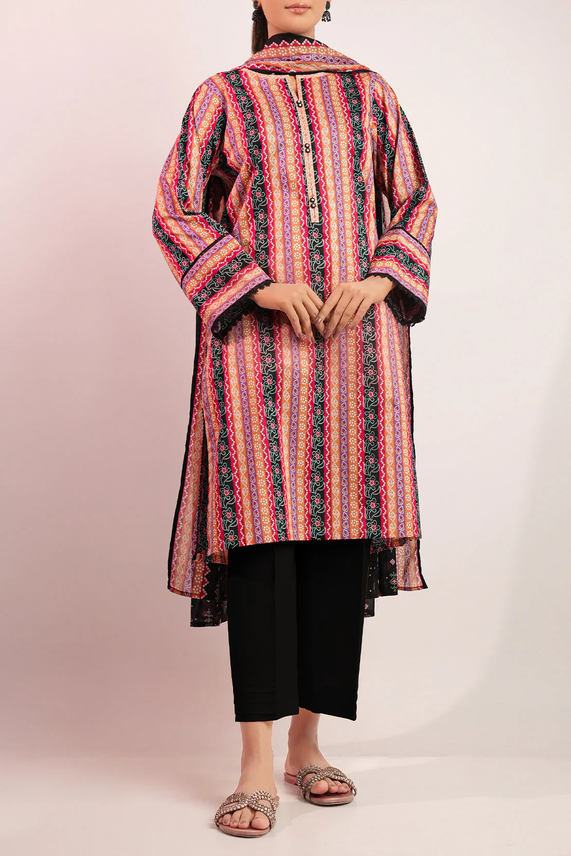 Unstitched Printed Lawn 3 Piece - Image 3