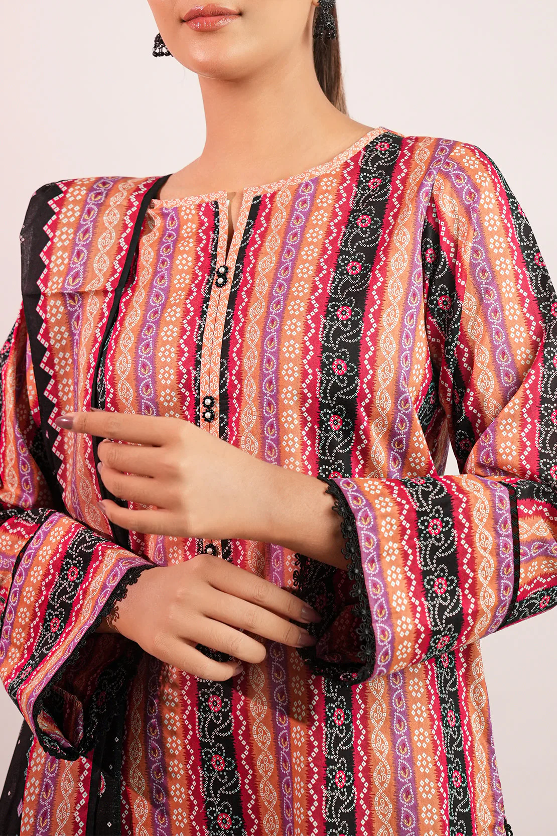 Unstitched Printed Lawn 3 Piece - Image 5
