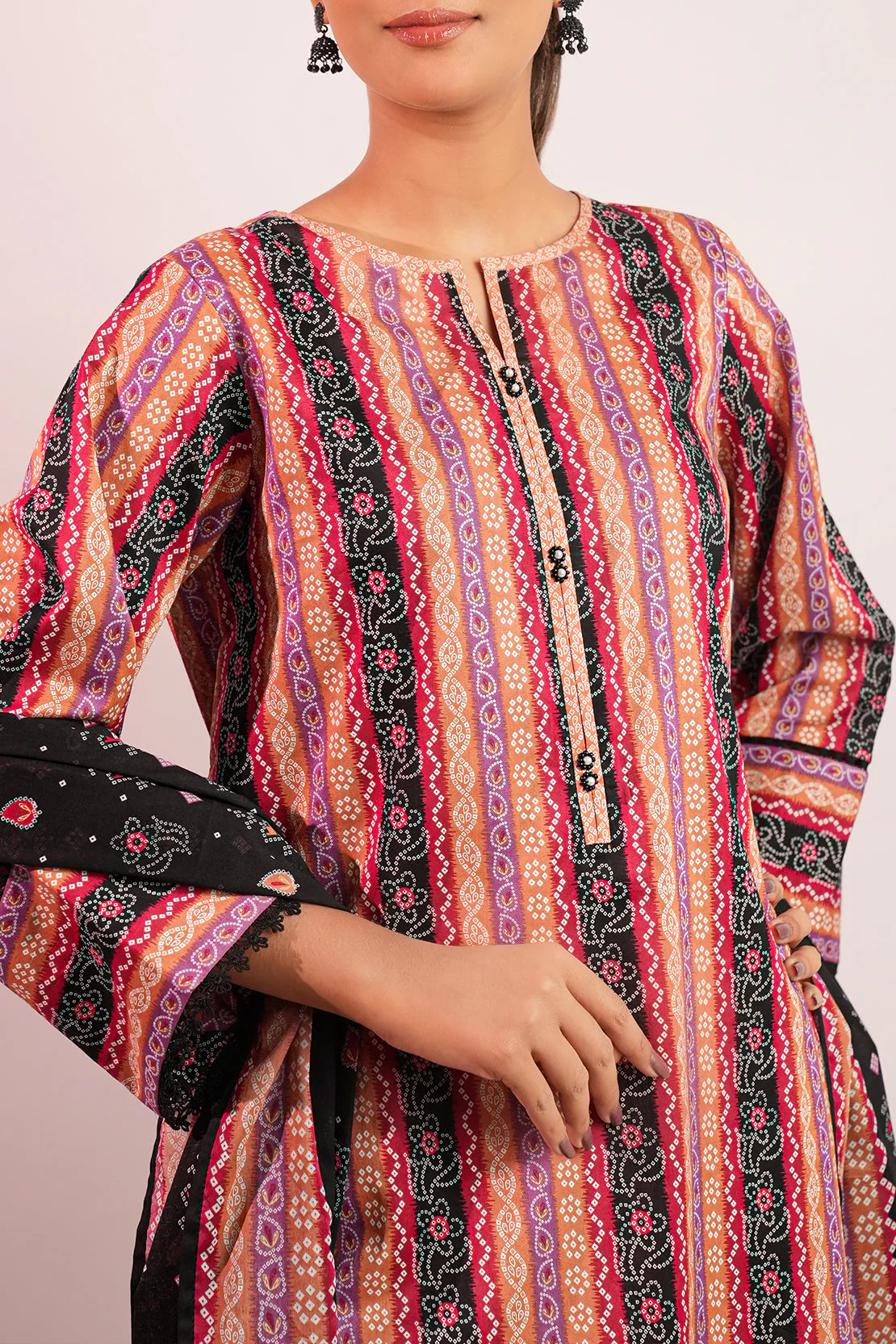 Unstitched Printed Lawn 3 Piece - Image 6