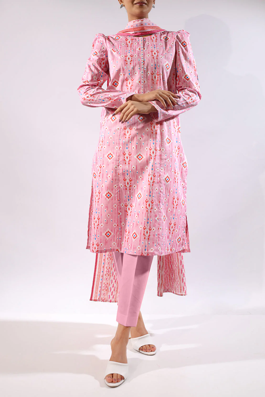 Unstitched Printed Lawn 3 Piece - Image 4