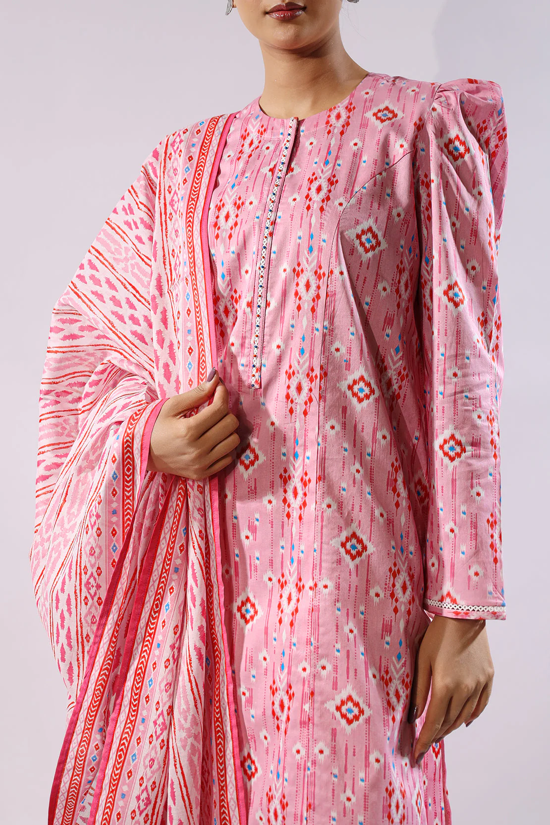Unstitched Printed Lawn 3 Piece - Image 5