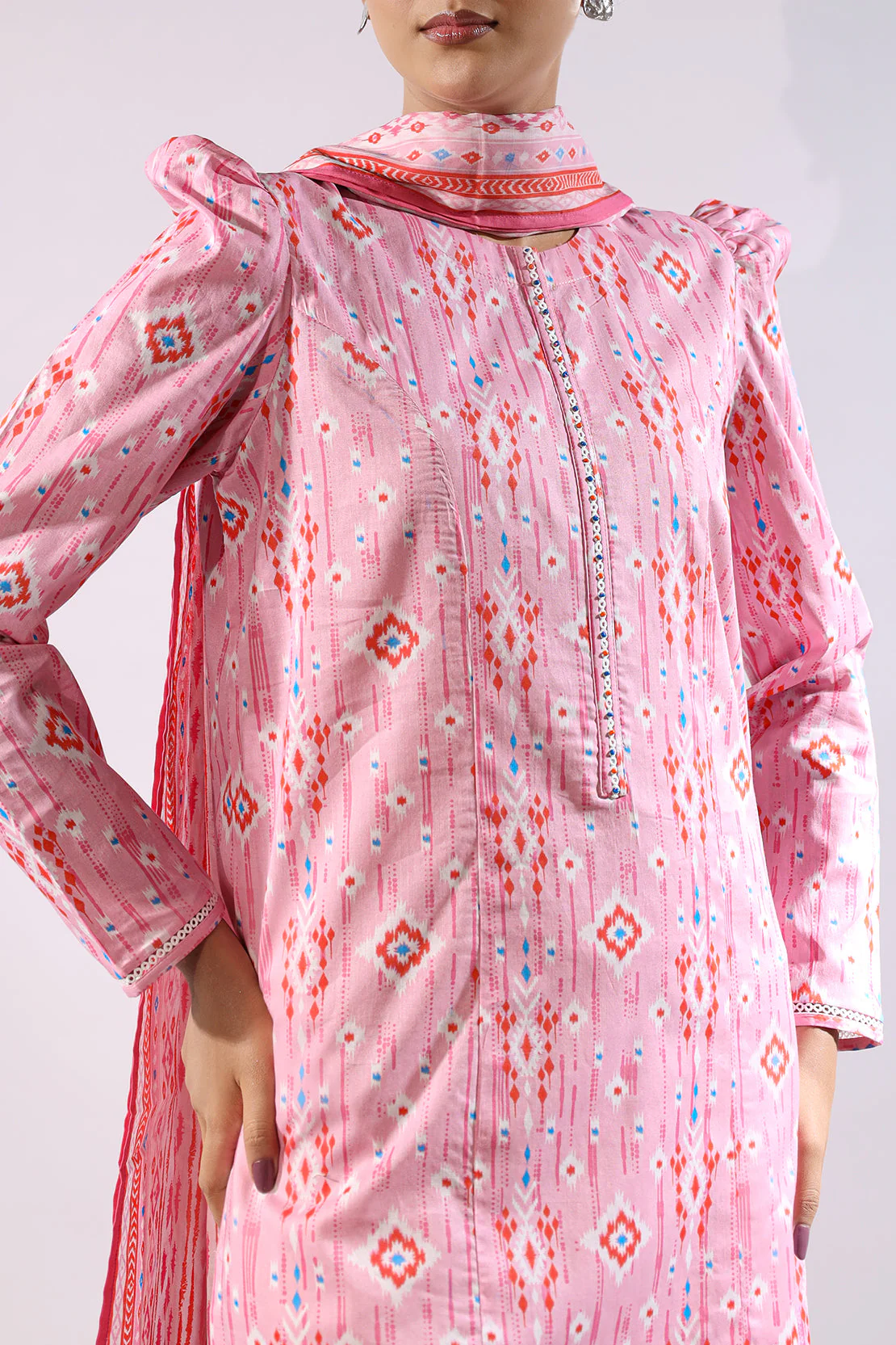 Unstitched Printed Lawn 3 Piece - Image 6