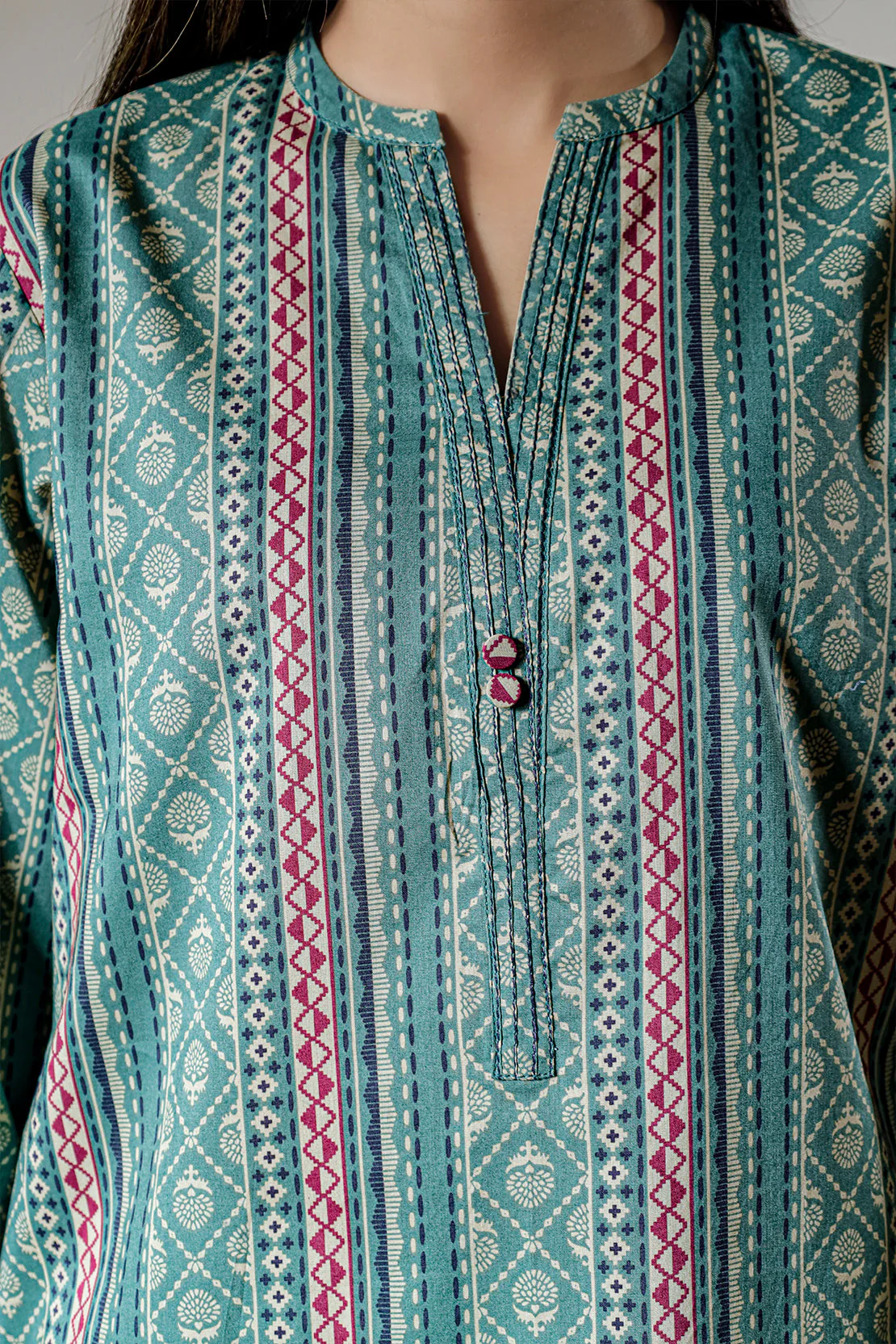 Unstitched Printed Lawn 3 Piece - Image 6