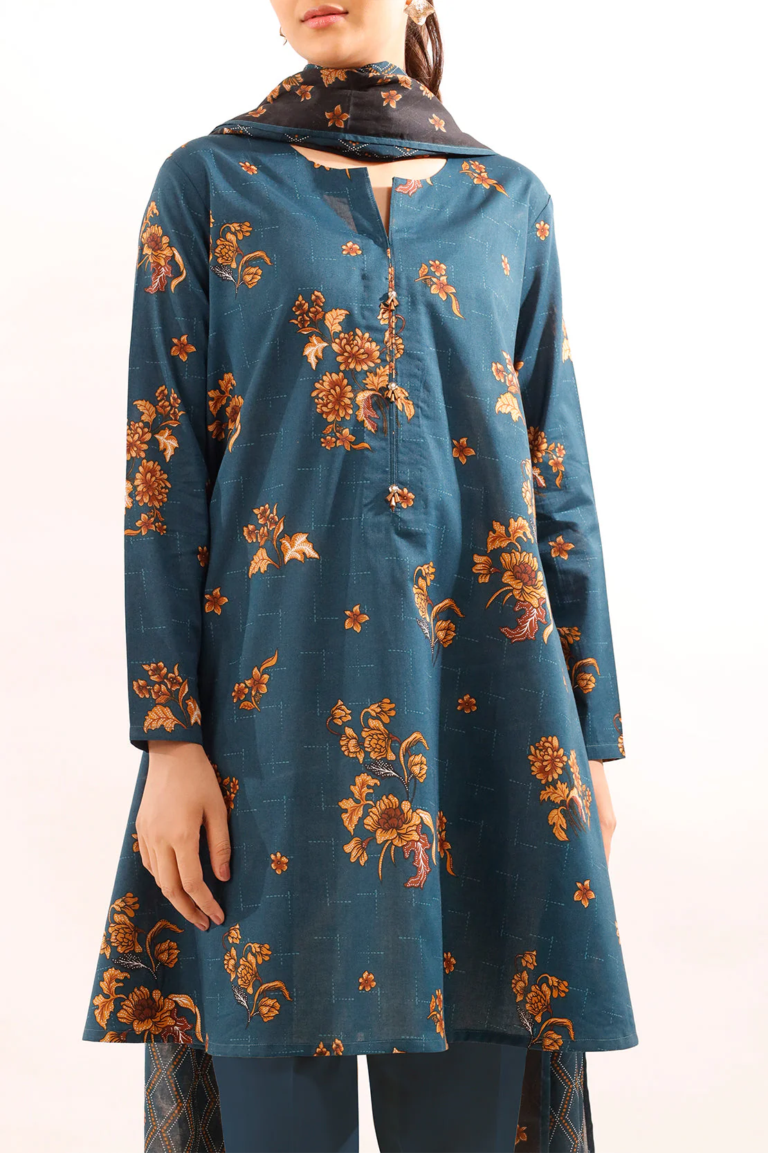 Unstitched Printed Lawn 3 Piece - Image 6