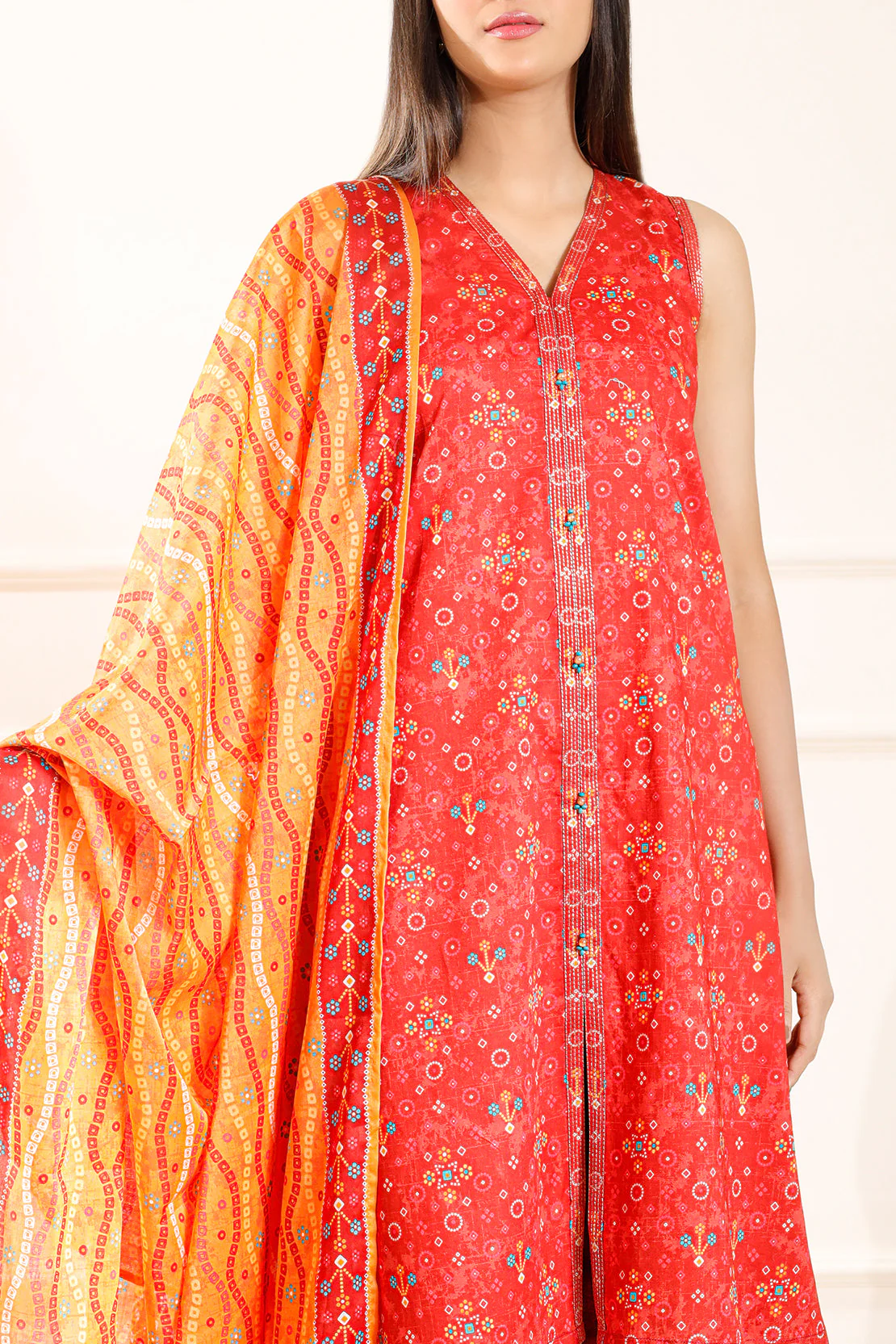 Unstitched Printed Lawn 3 Piece