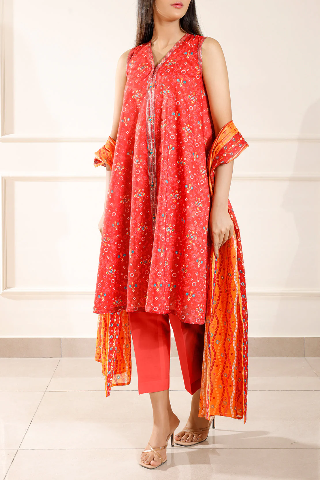 Unstitched Printed Lawn 3 Piece - Image 3