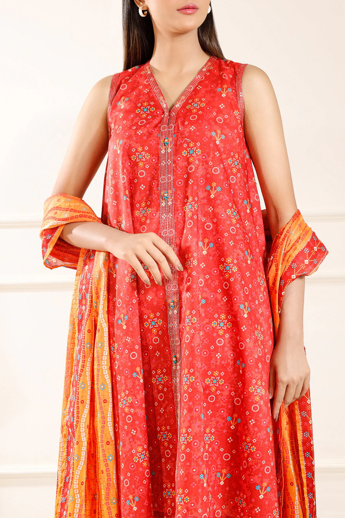 Unstitched Printed Lawn 3 Piece - Image 4