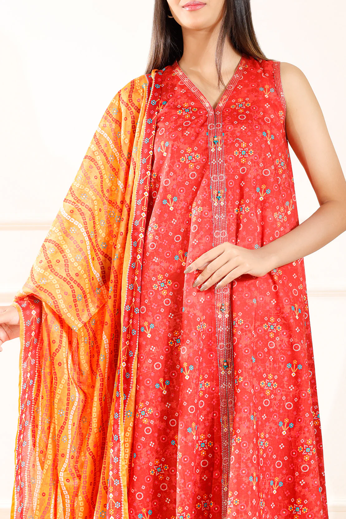 Unstitched Printed Lawn 3 Piece - Image 6